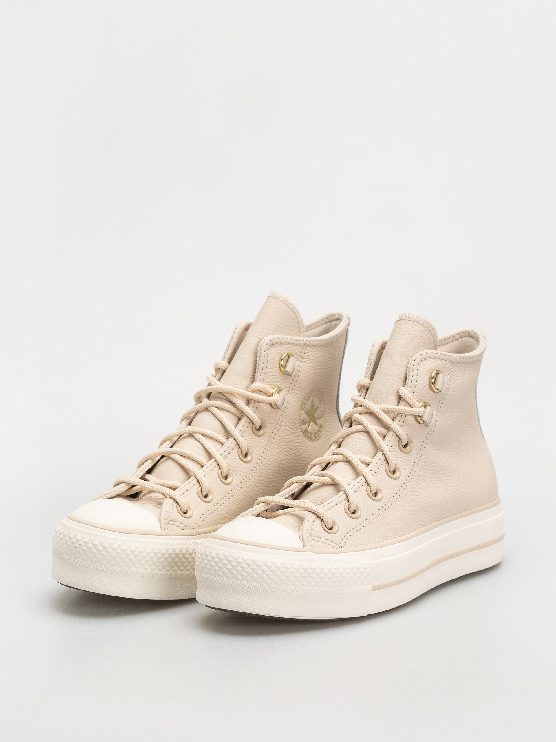 Teniși Converse Chuck Taylor All Star Lift Hi Wmn (light dune/light dune/egret)