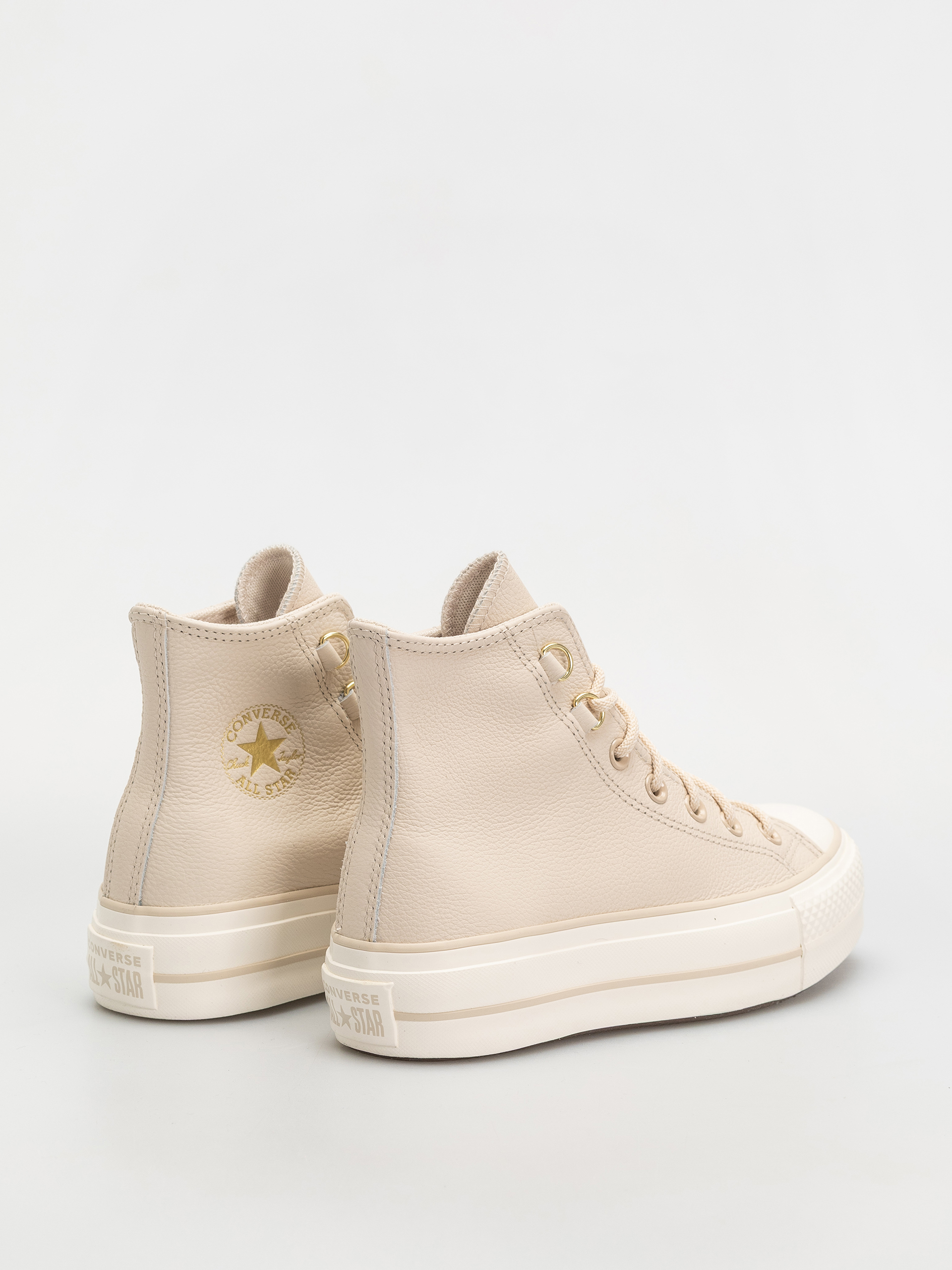 Teniși Converse Chuck Taylor All Star Lift Hi Wmn (light dune/light dune/egret)