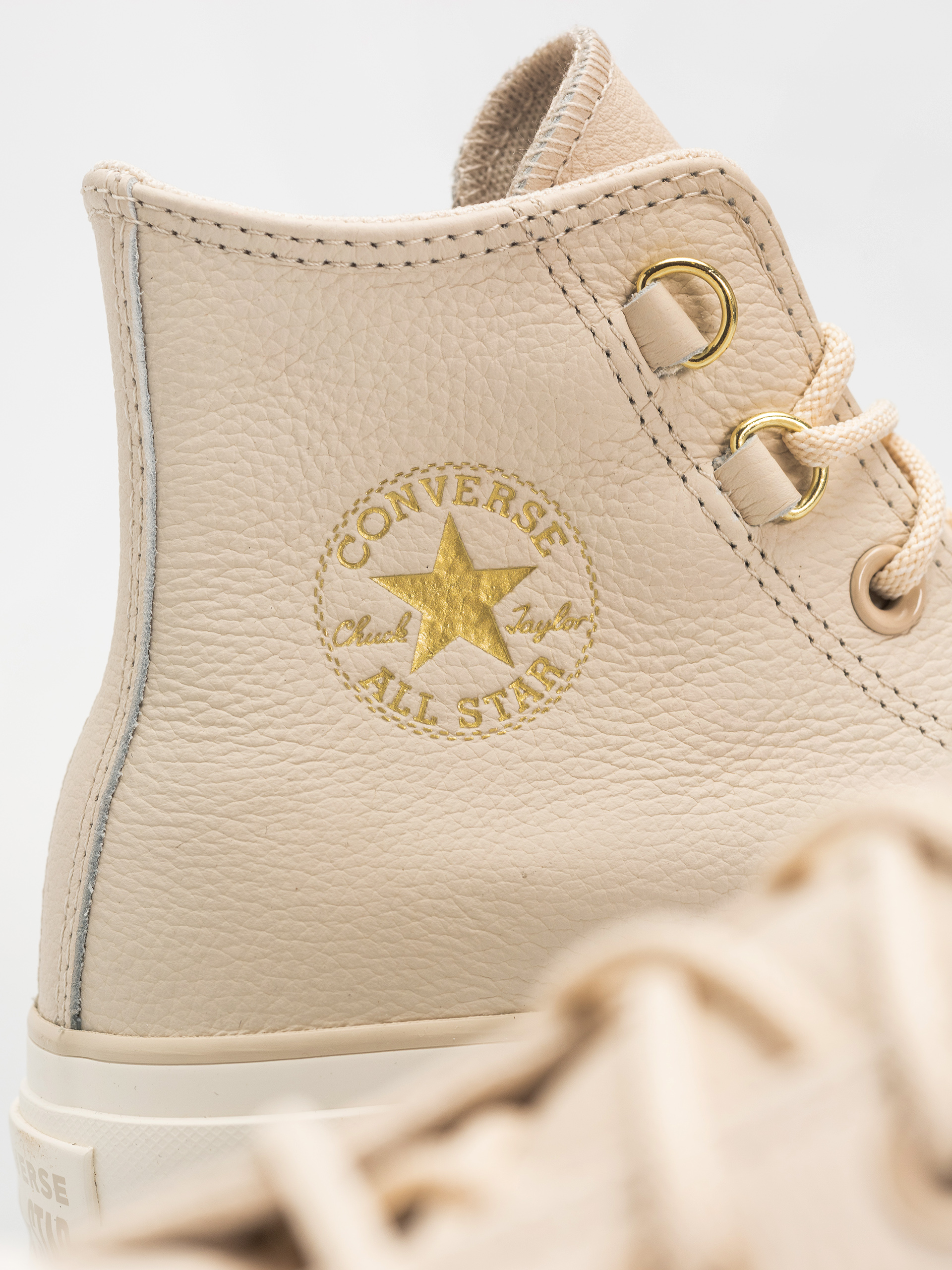 Teniși Converse Chuck Taylor All Star Lift Hi Wmn (light dune/light dune/egret)