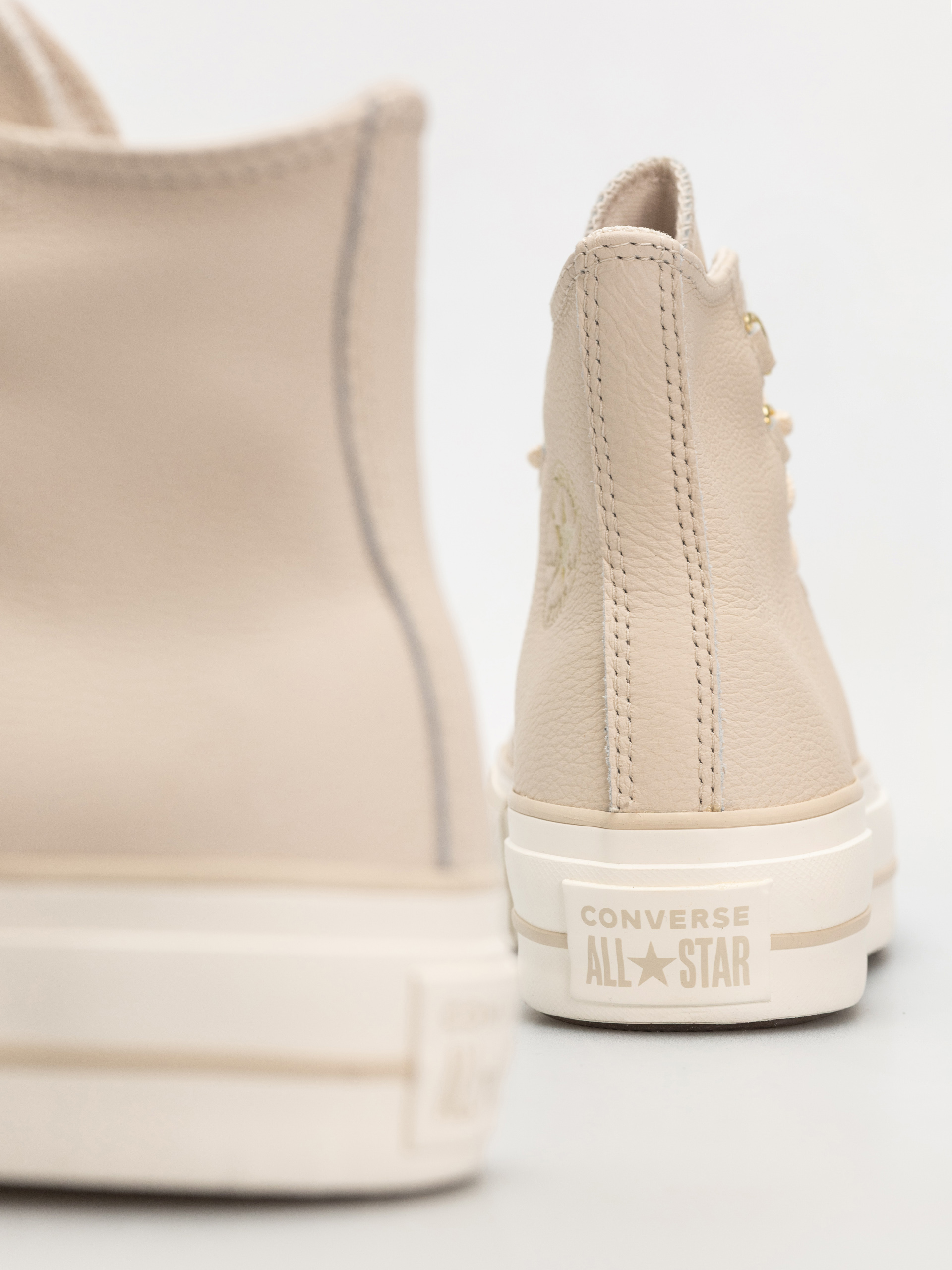 Teniși Converse Chuck Taylor All Star Lift Hi Wmn (light dune/light dune/egret)