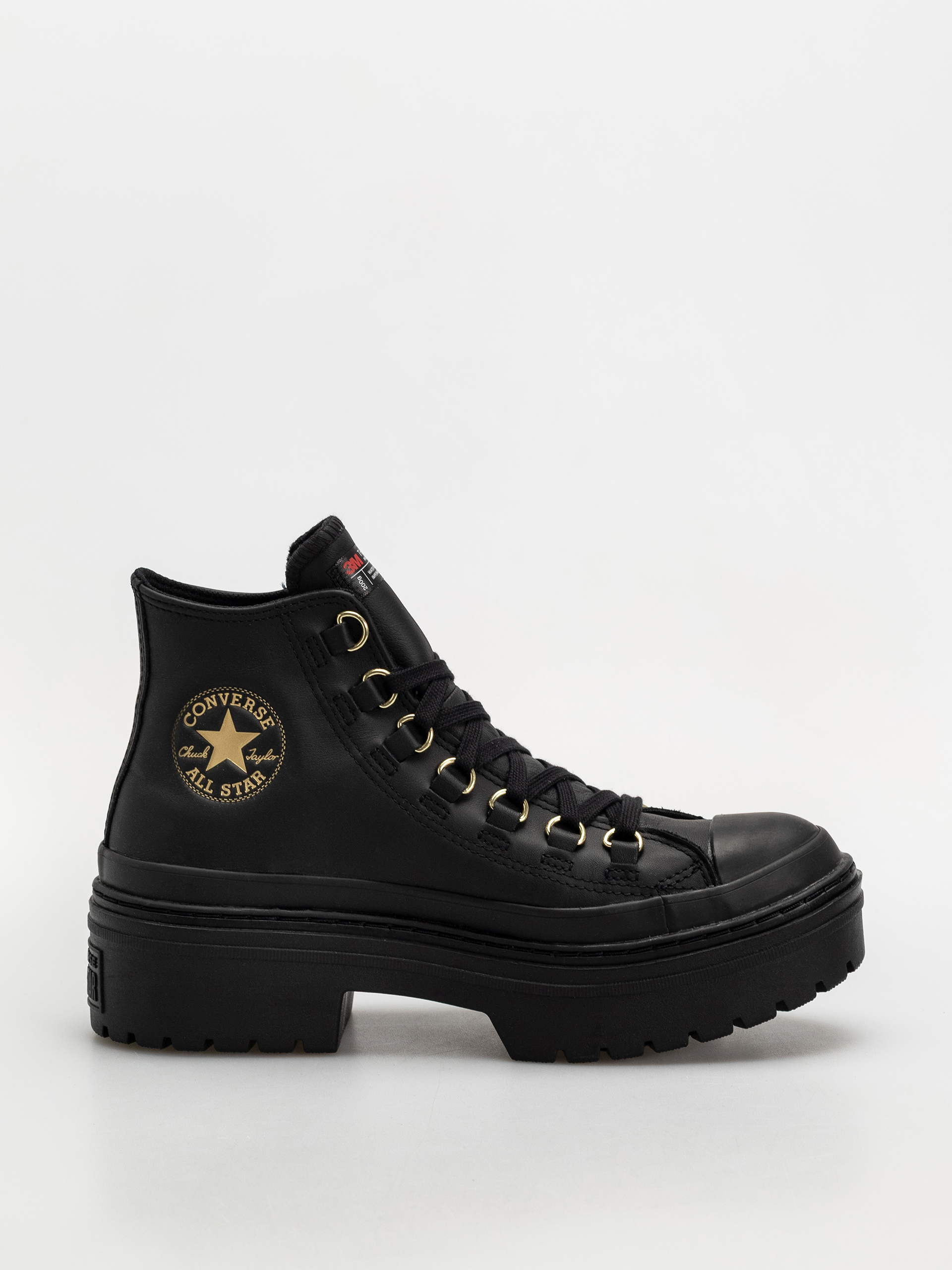 Pantofi Converse Chuck Taylor All Star Lugged Heel Wmn (black/black/gold)