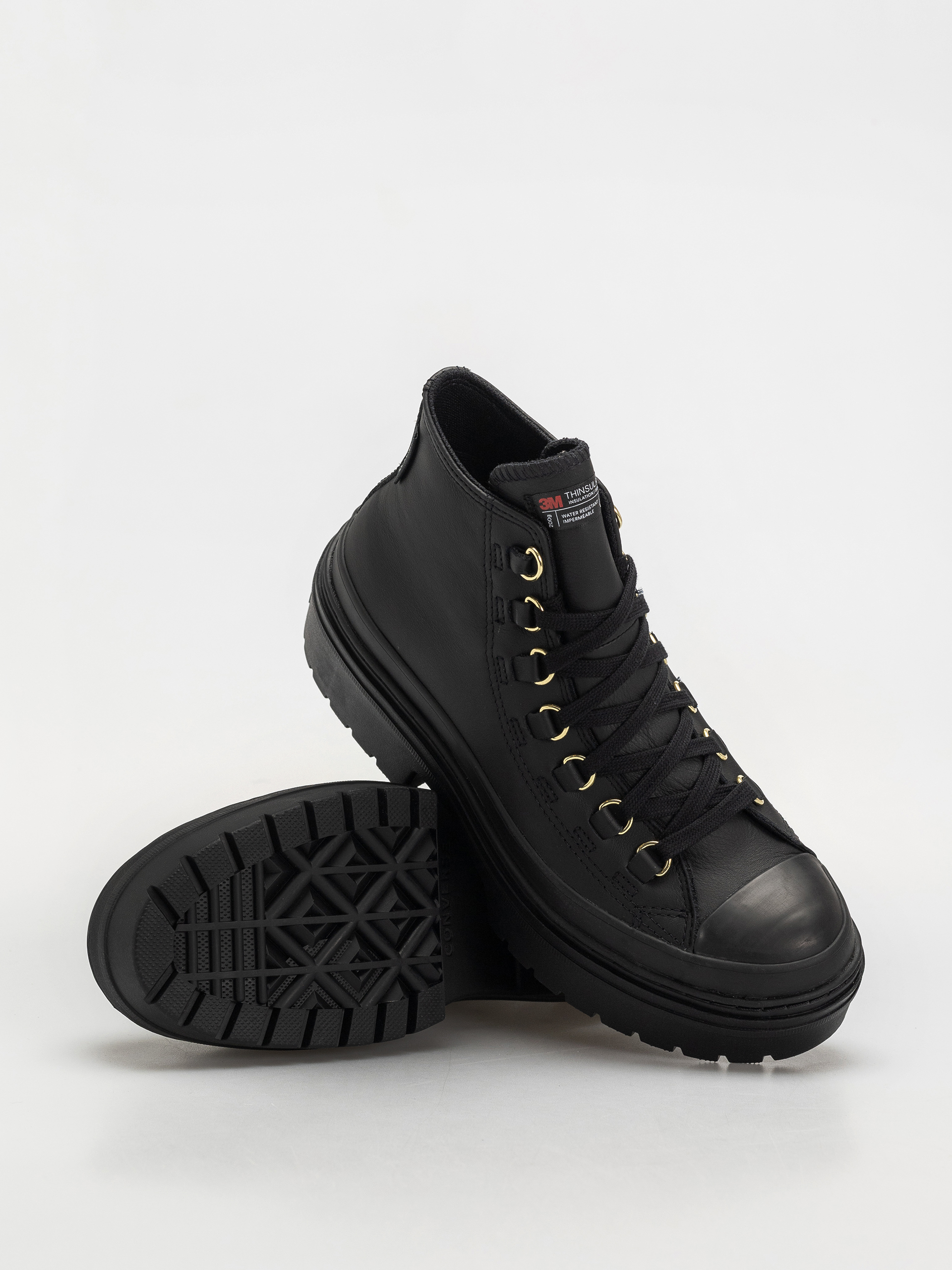 Pantofi Converse Chuck Taylor All Star Lugged Heel Wmn (black/black/gold)