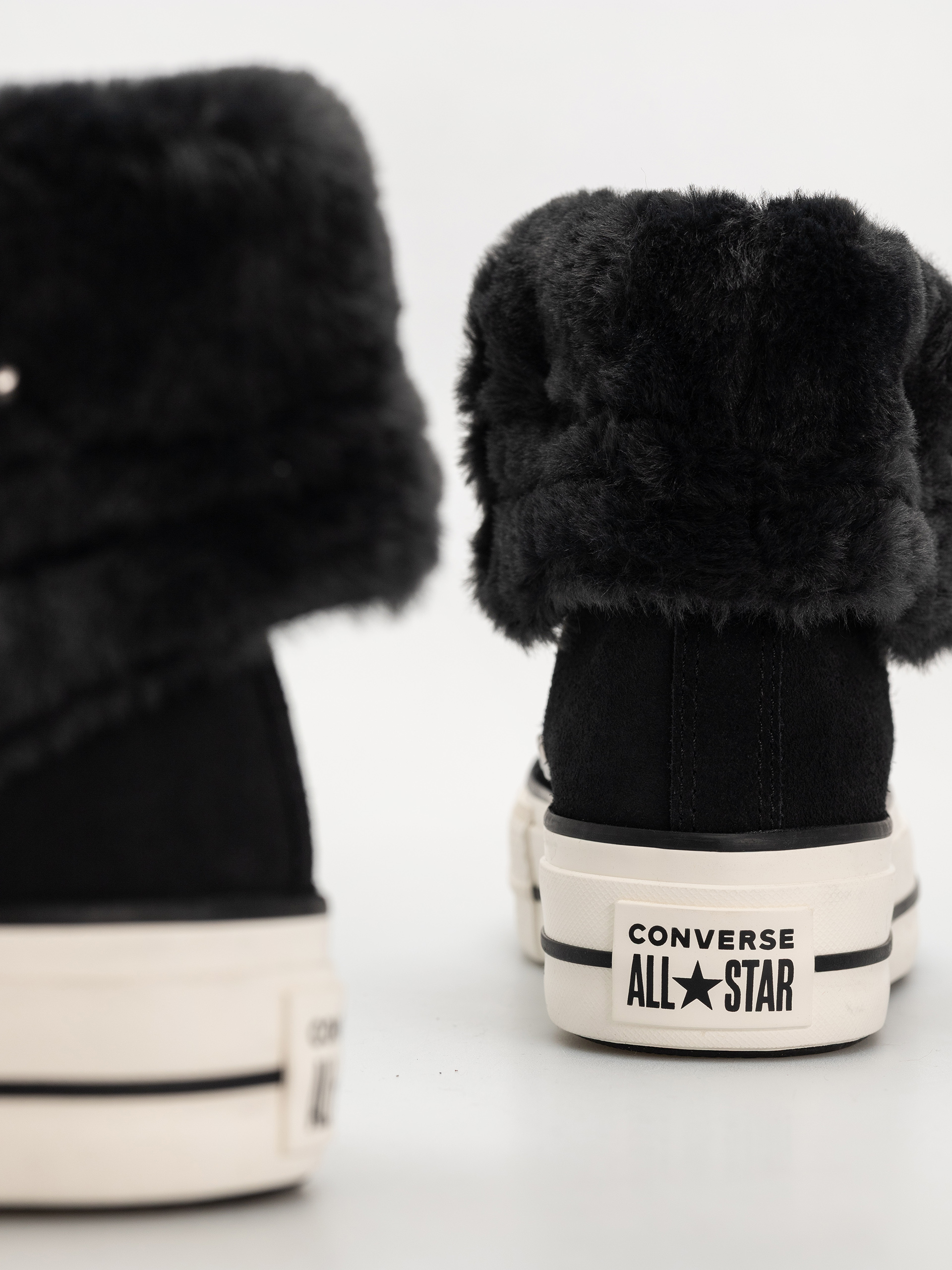 Teniși Converse Chuck Taylor All Star Fold Over Lift Wmn (black/black/black)
