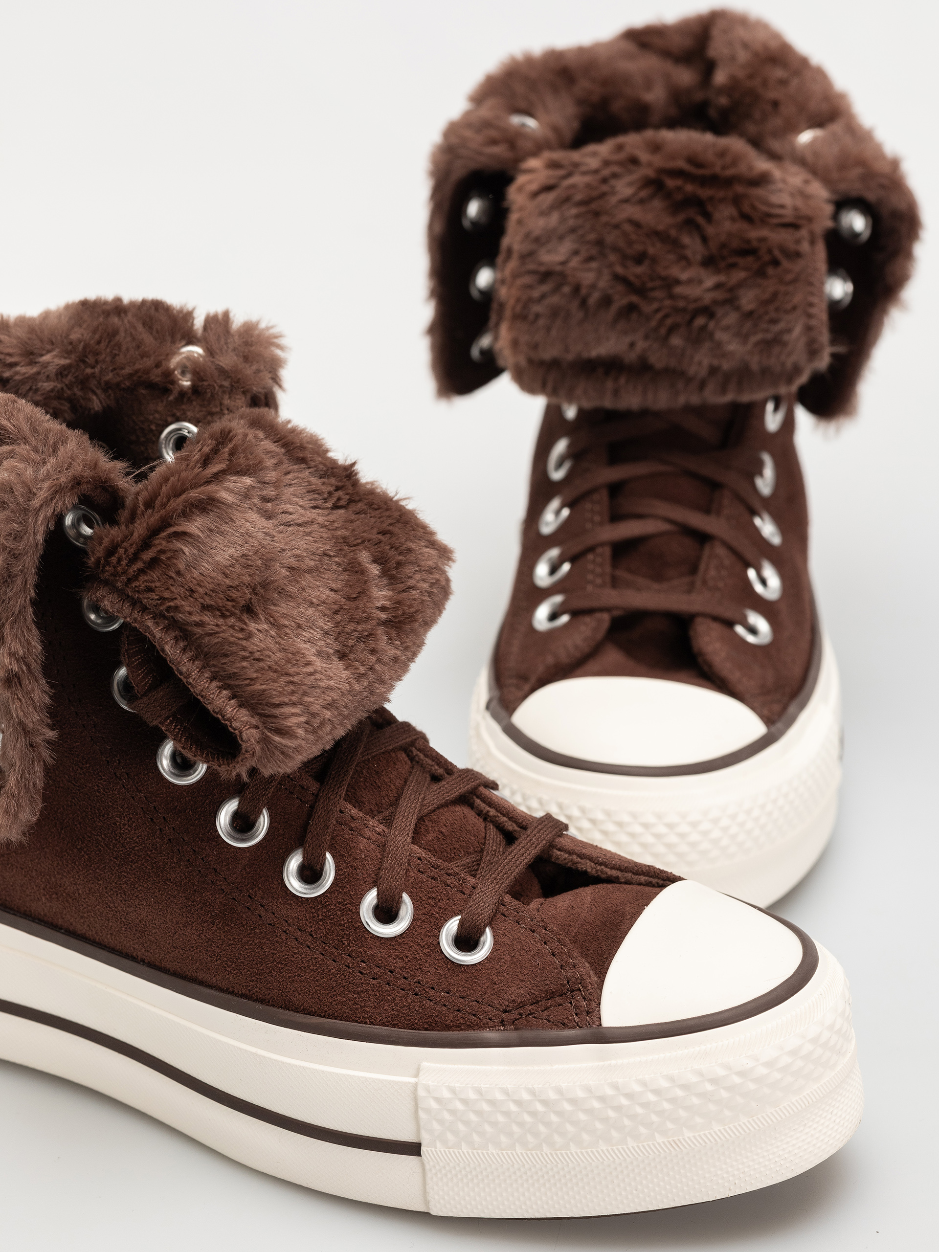 Teniși Converse Chuck Taylor All Star Fold Over Lift Wmn (totally fudged)