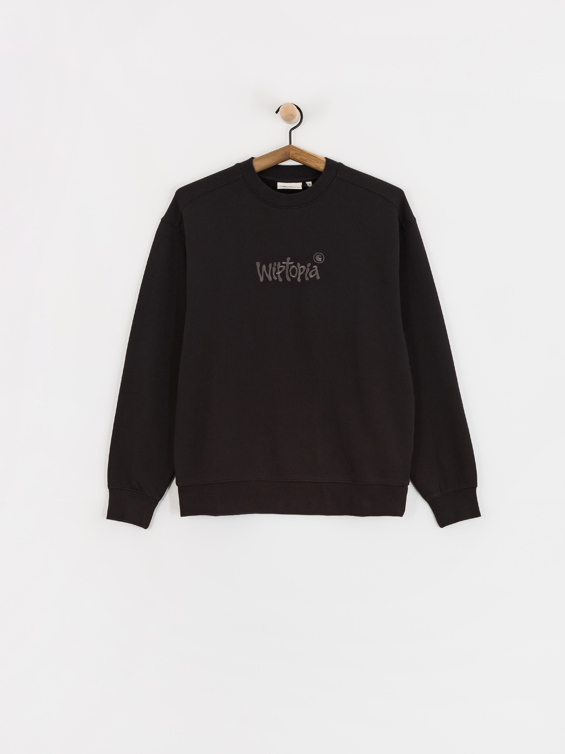 Hanorac Carhartt WIP Wiptopia Script Wmn (black/dark grey)