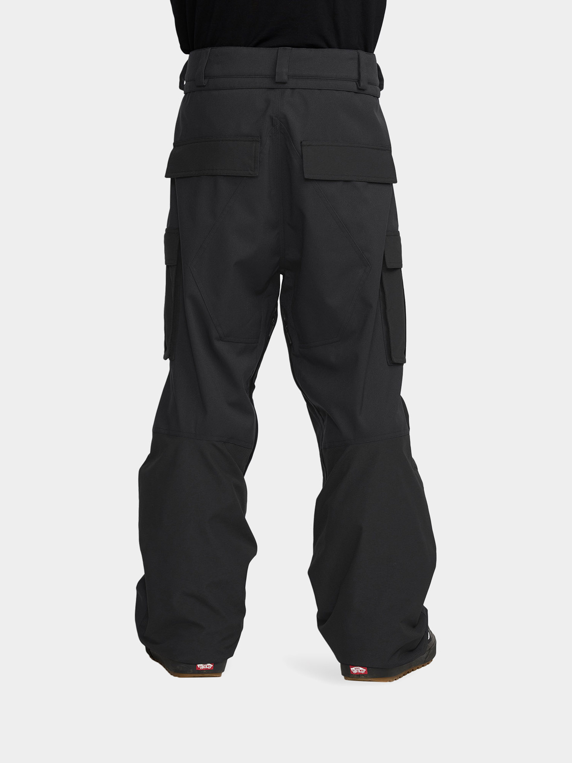Pentru bărbați Pantaloni pentru snowboard Volcom Nwrk Baggy (black)