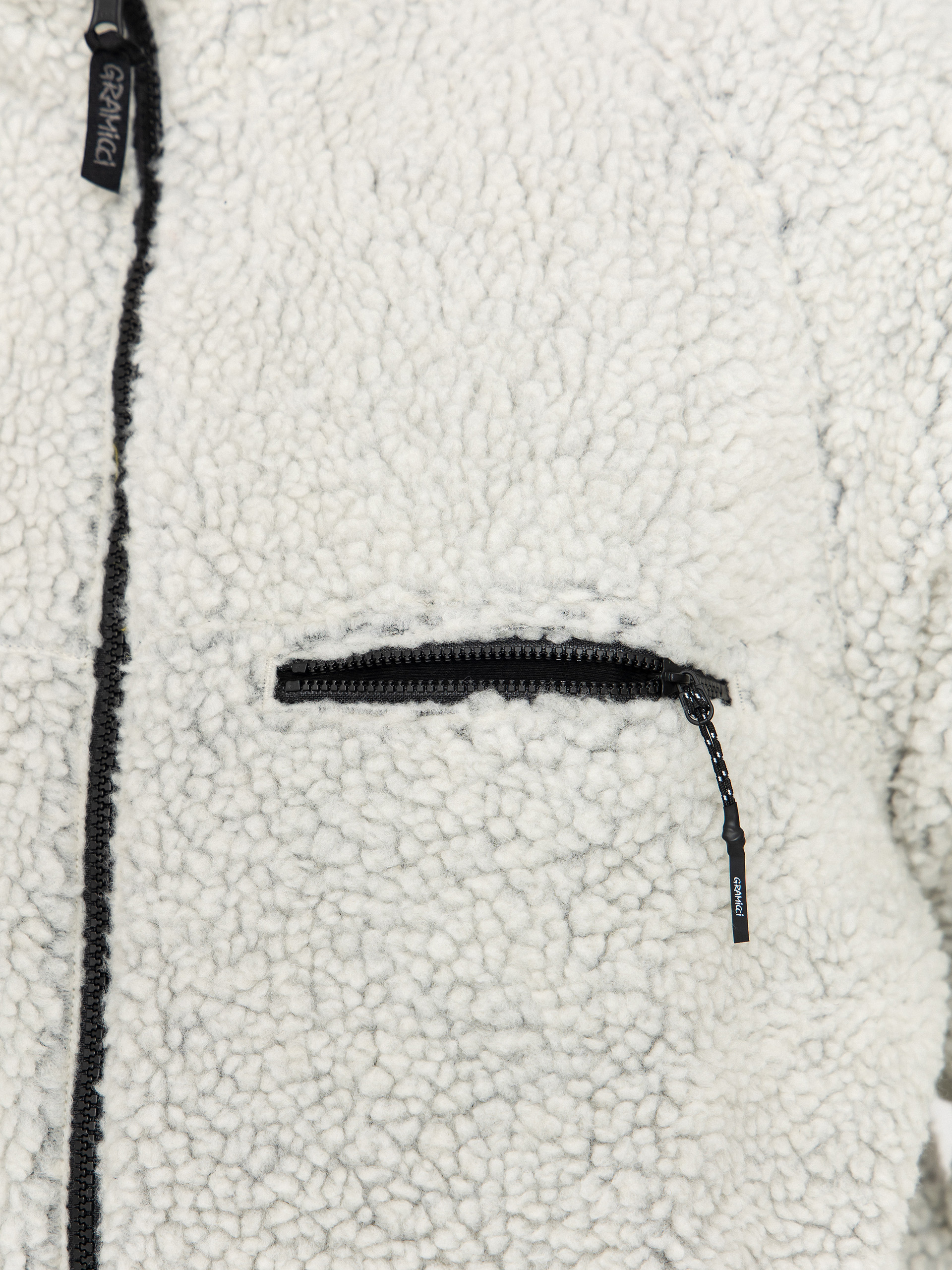 Geacă Gramicci Reversible Sherpa (natural/chartreuse)