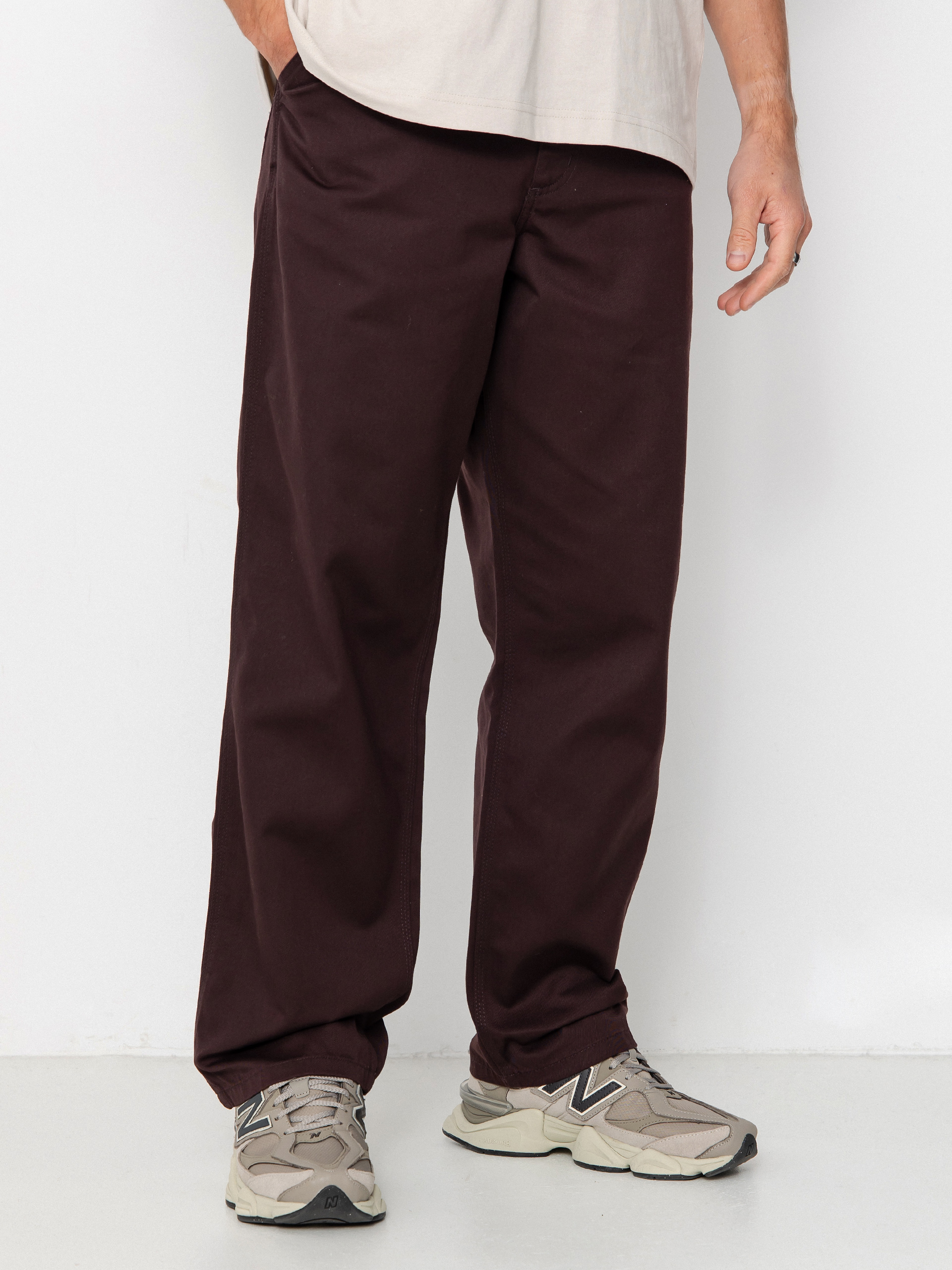 Pantaloni Carhartt WIP Simple (palisander/rinsed)