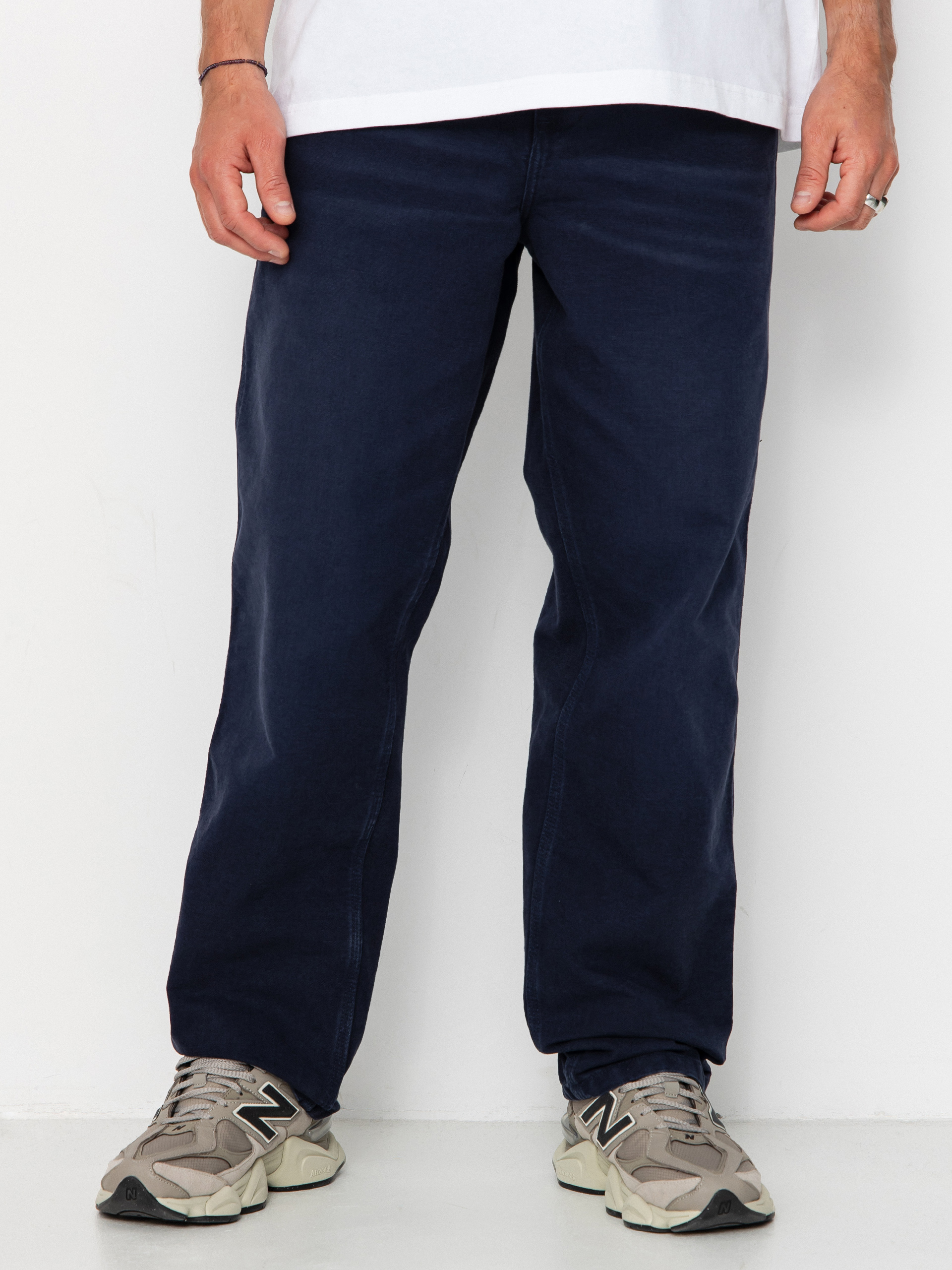 Pantaloni Carhartt WIP Simple (dark navy/stone canvas)