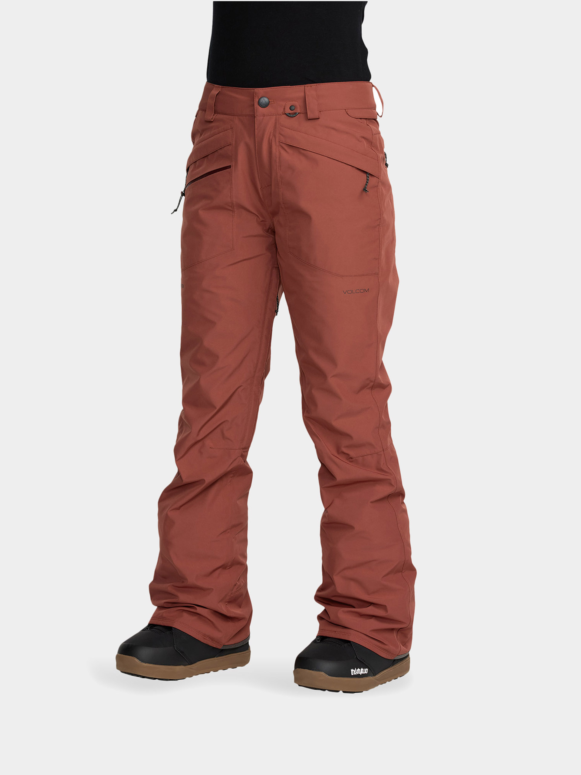 Pentru femei Pantaloni pentru snowboard Volcom Kanyon Ins Gore (henna)