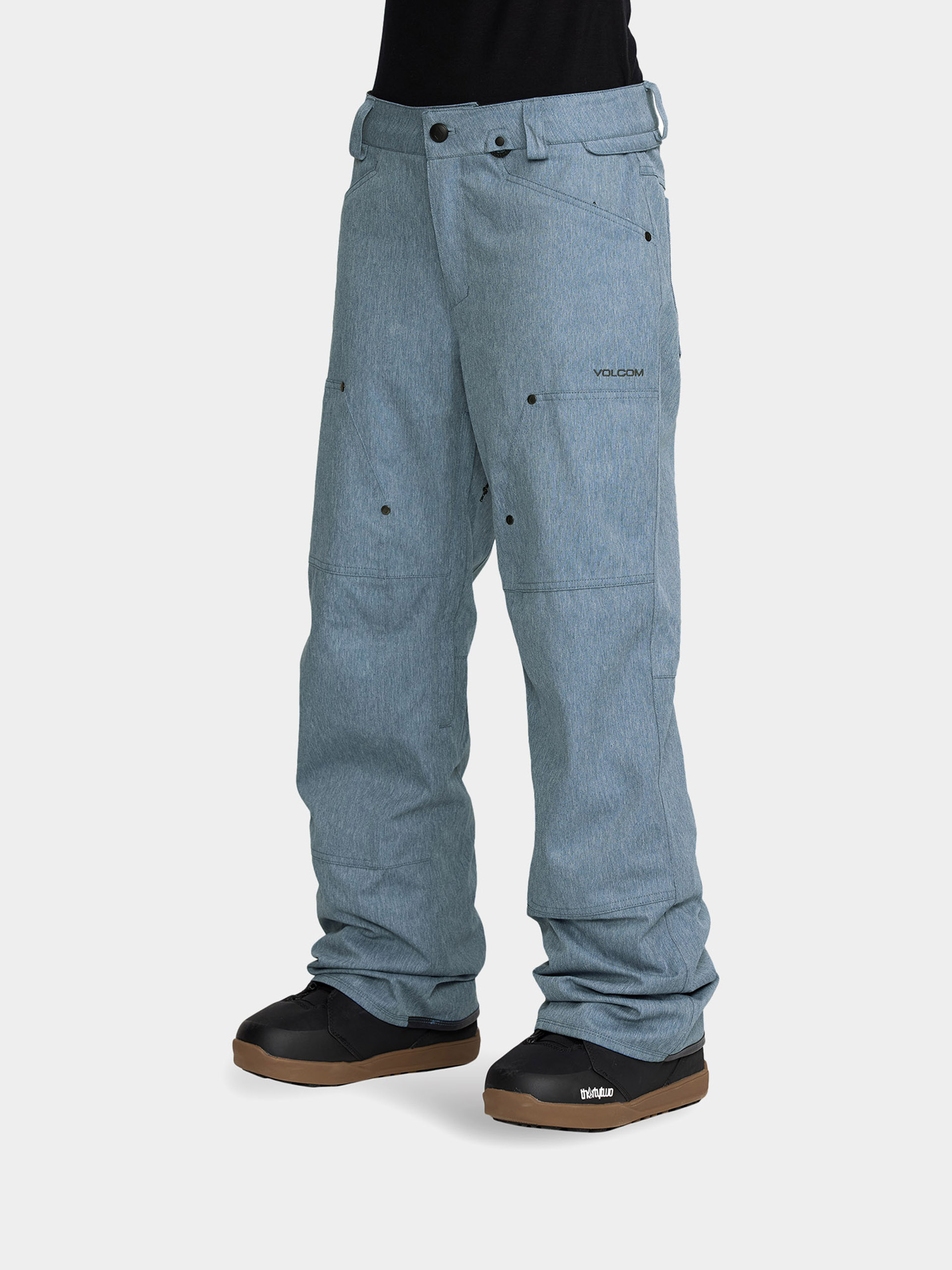 Pentru femei Pantaloni pentru snowboard Volcom Pollock (denim)