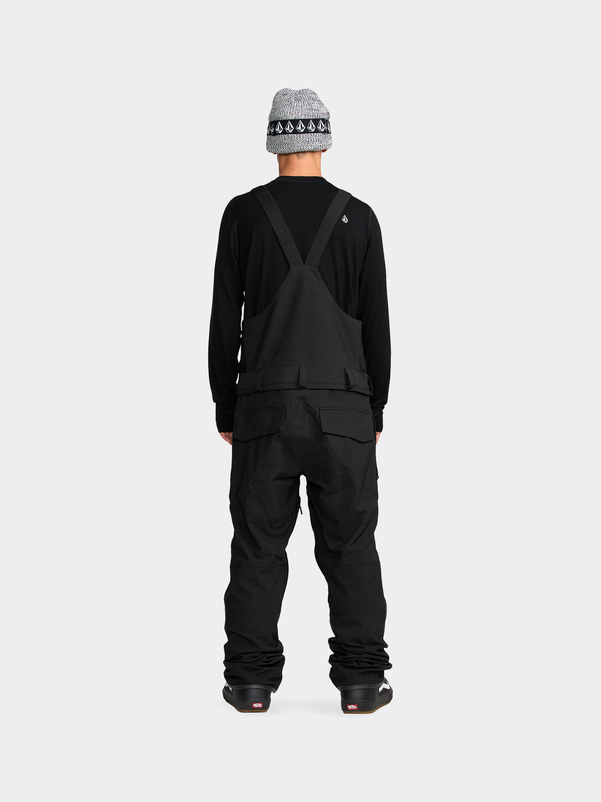 Pentru bărbați Pantaloni pentru snowboard Volcom Roan Bib Overall (black)