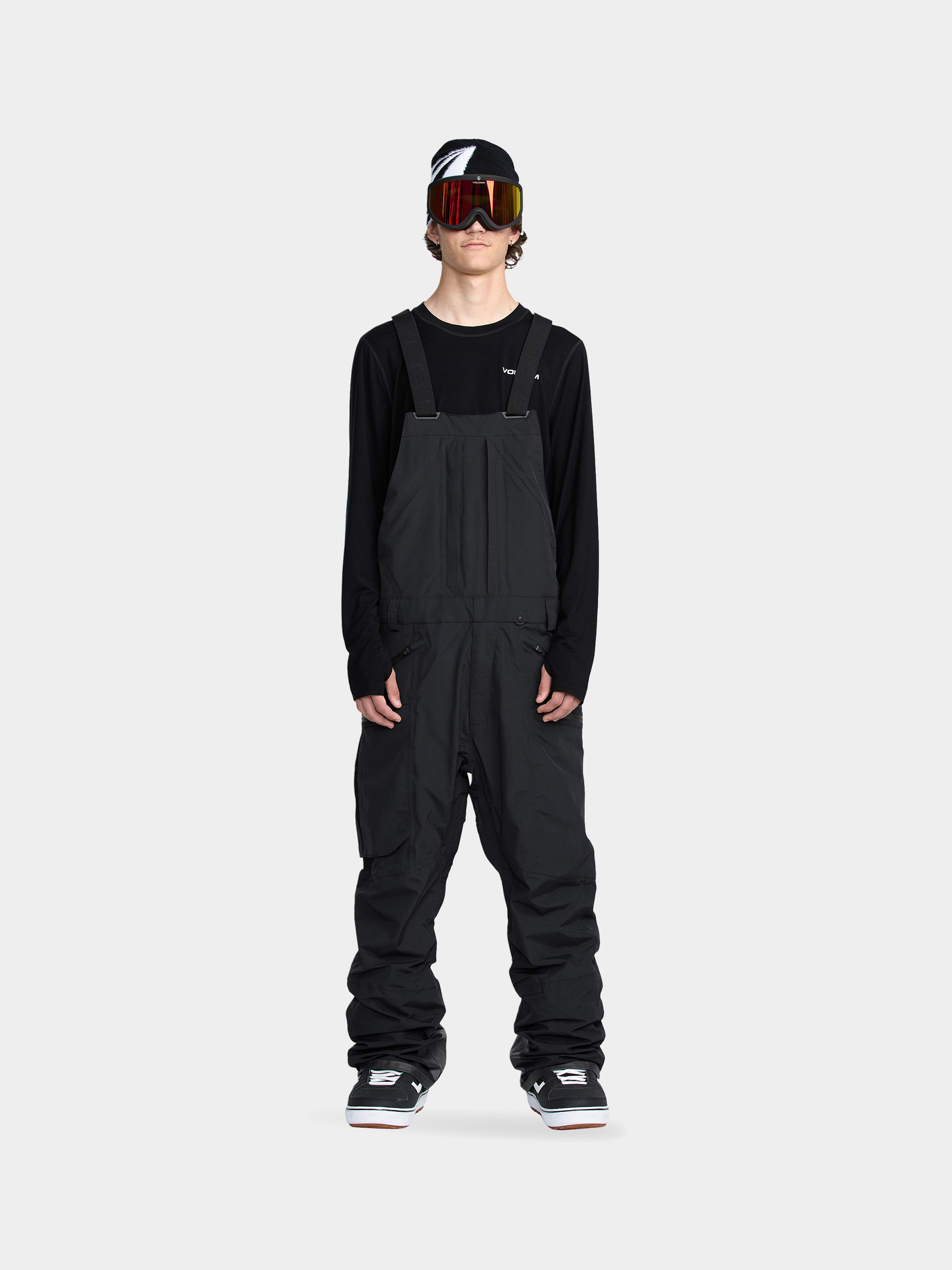 Pantaloni pentru snowboard Volcom Rain Gore Tex Bib Overall