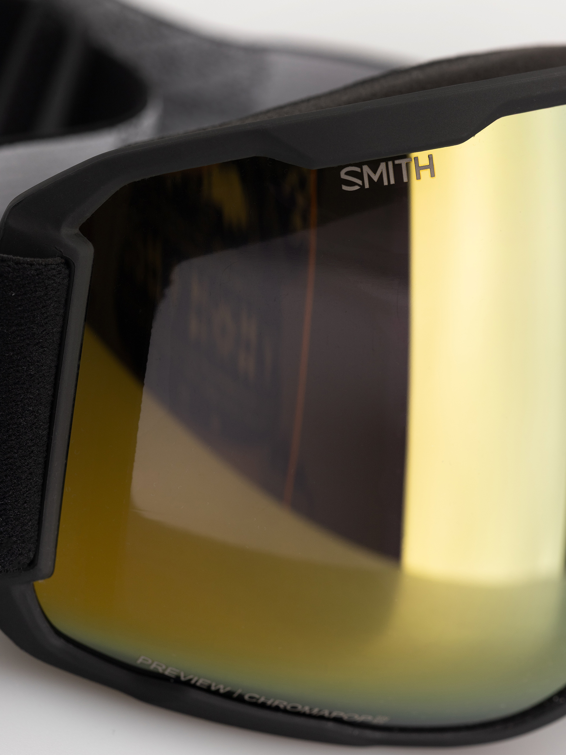 Ochelari pentru snowboard Smith Preview (black/chromapop sun black gold mirror)