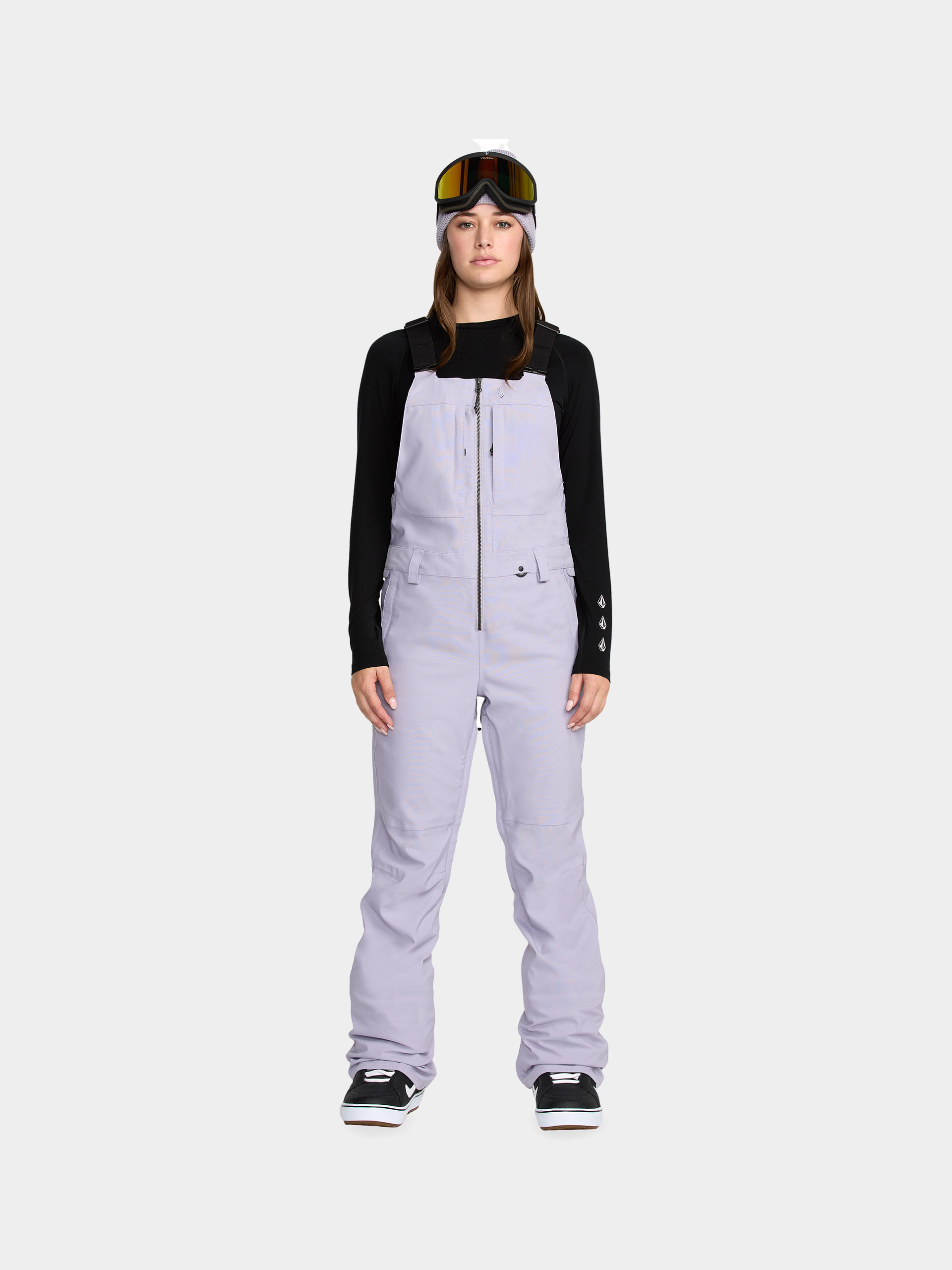 Pantaloni pentru snowboard Volcom Swift Bib Overall Wmn (lavender aura)