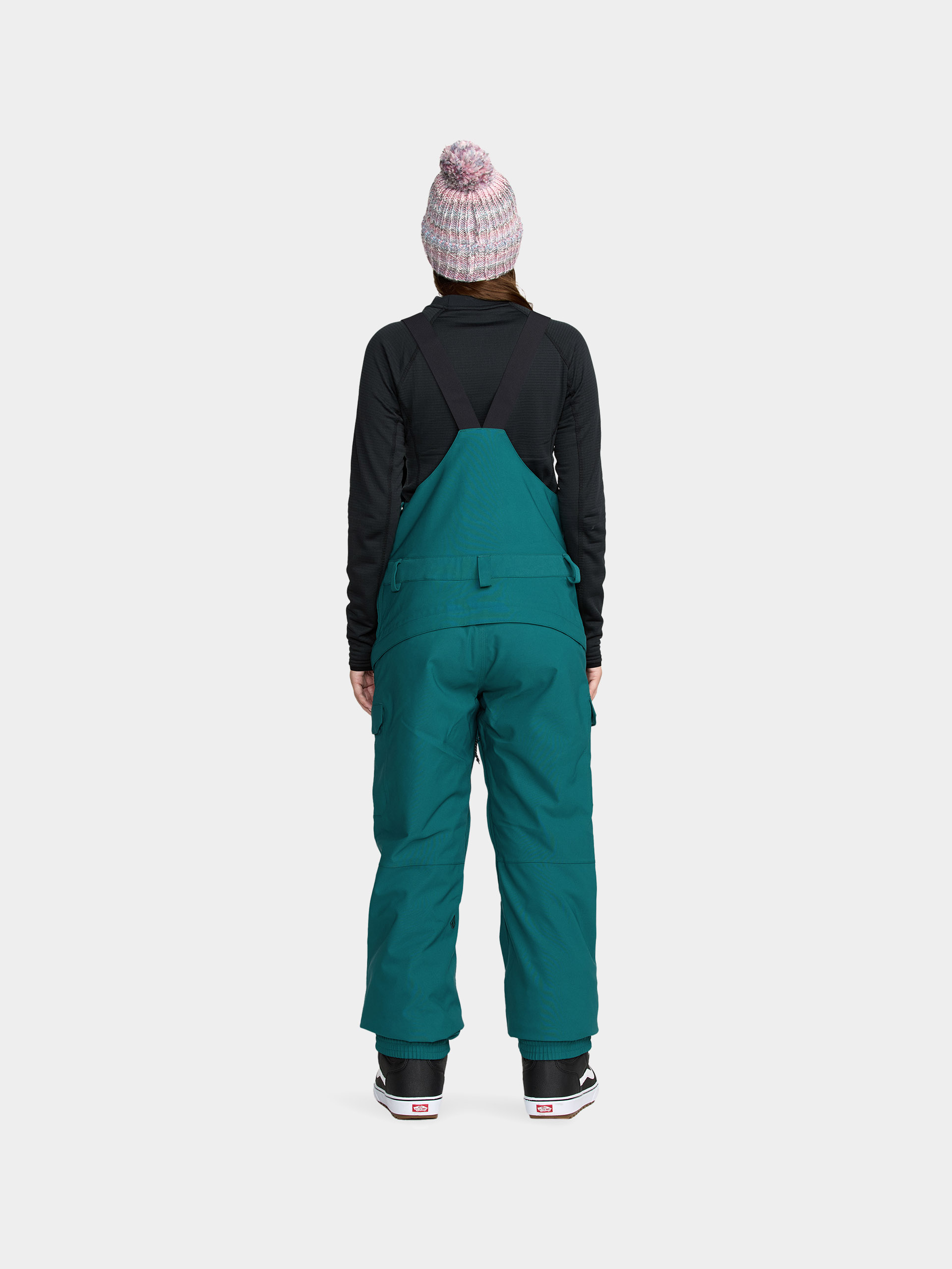 Pentru femei Pantaloni pentru snowboard Volcom Creston 3D Stretch Bib Overall (atlantic deep)