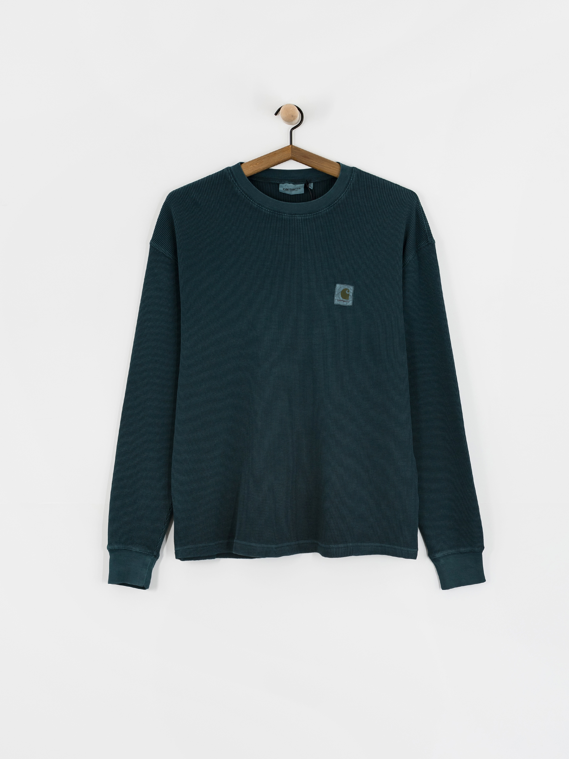 Longsleeve Carhartt WIP Vista Waffle (deep lagoon/garment dyed)