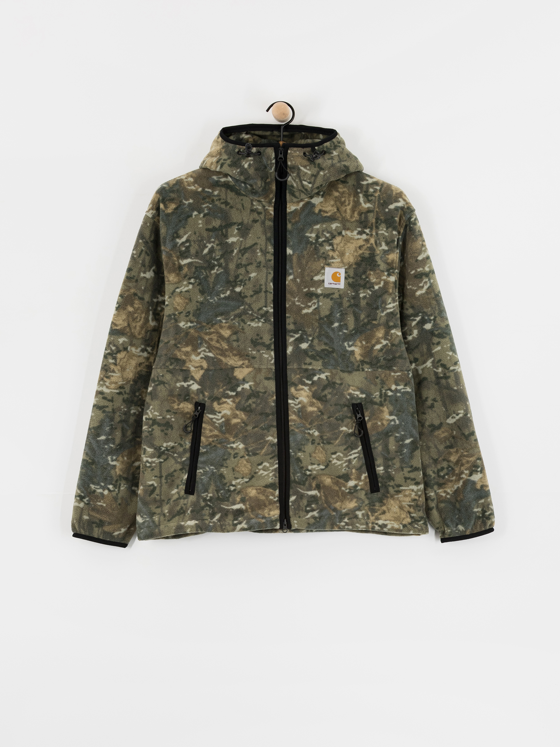 Hanorac din fleece Carhartt WIP Blevin (camo combi/green)