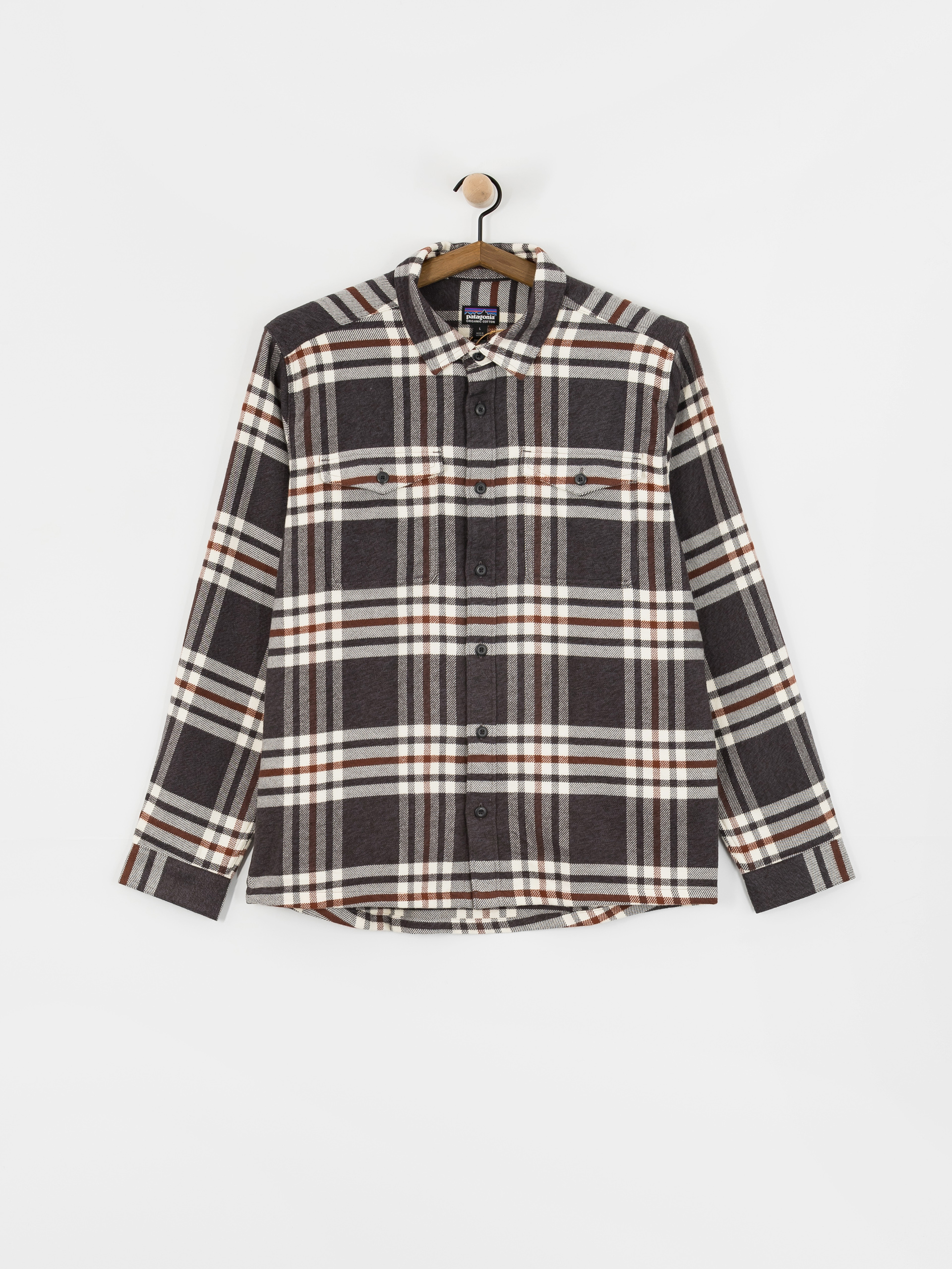 Cămașă Patagonia Fjord Flannel (catch ink black)