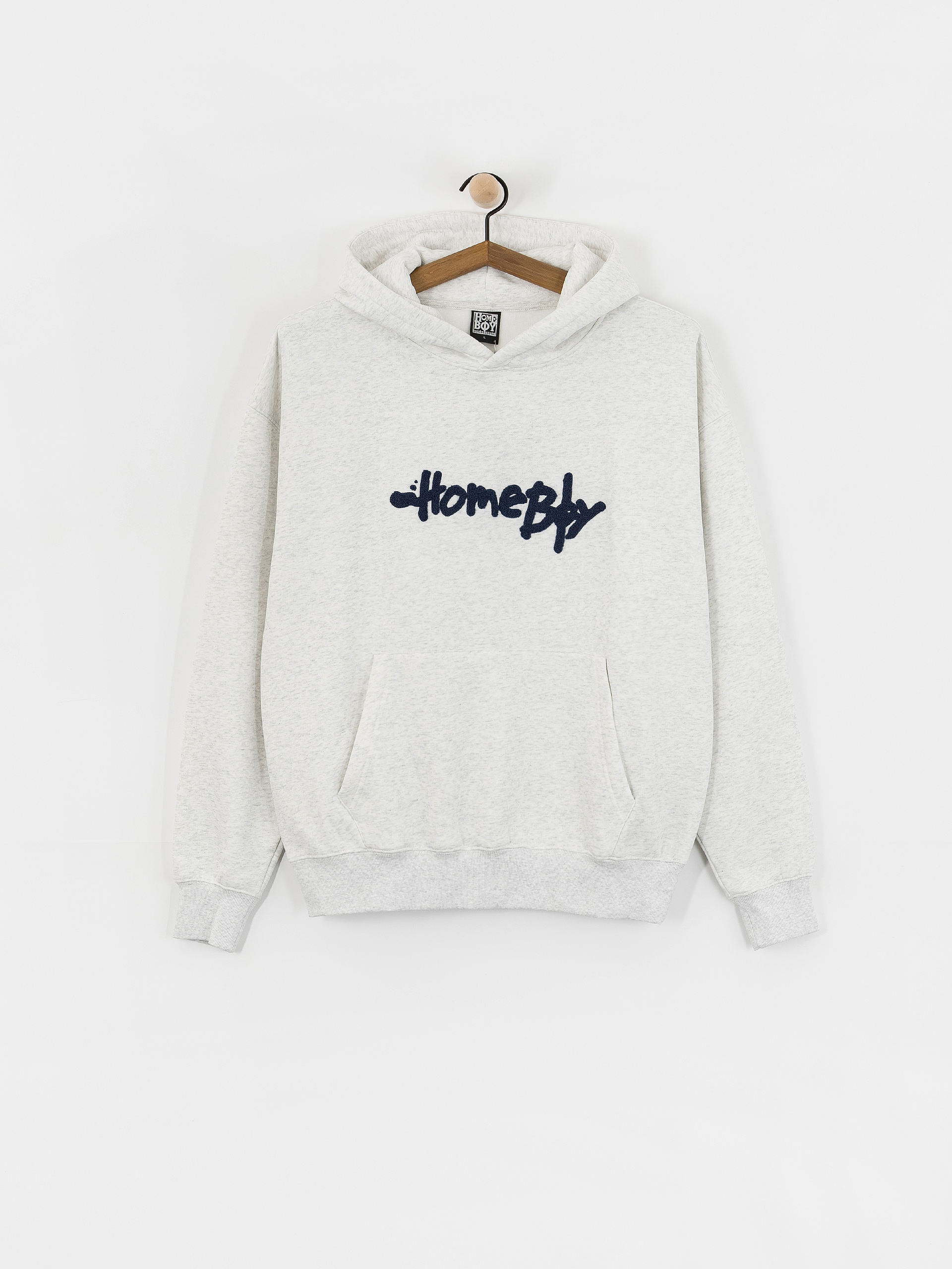 Hanorac cu glugă Homeboy Pencil Chenille HD (grey heather)