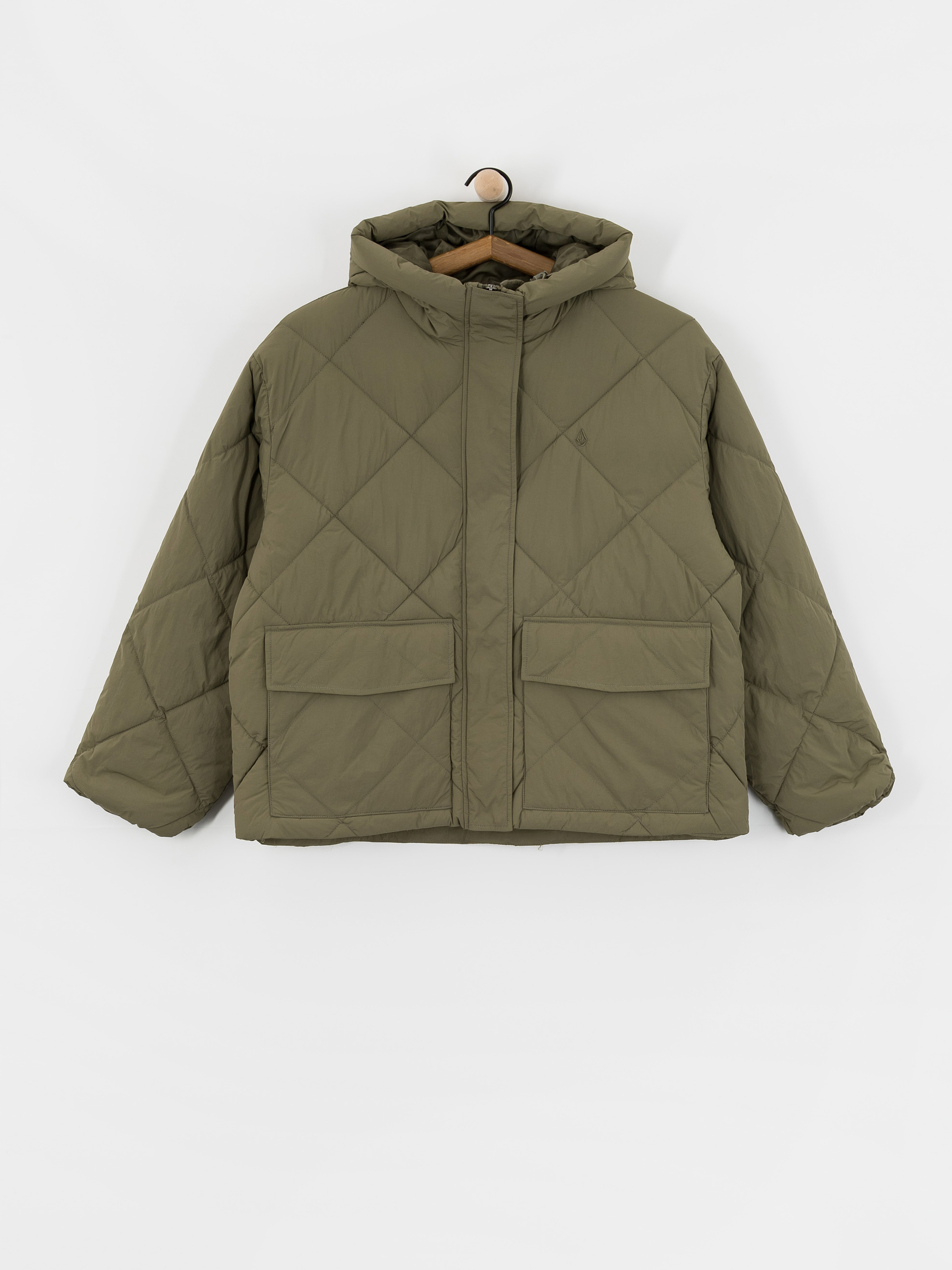 Geacă Volcom Out Of Boxy Puff Wmn (wintermoss)