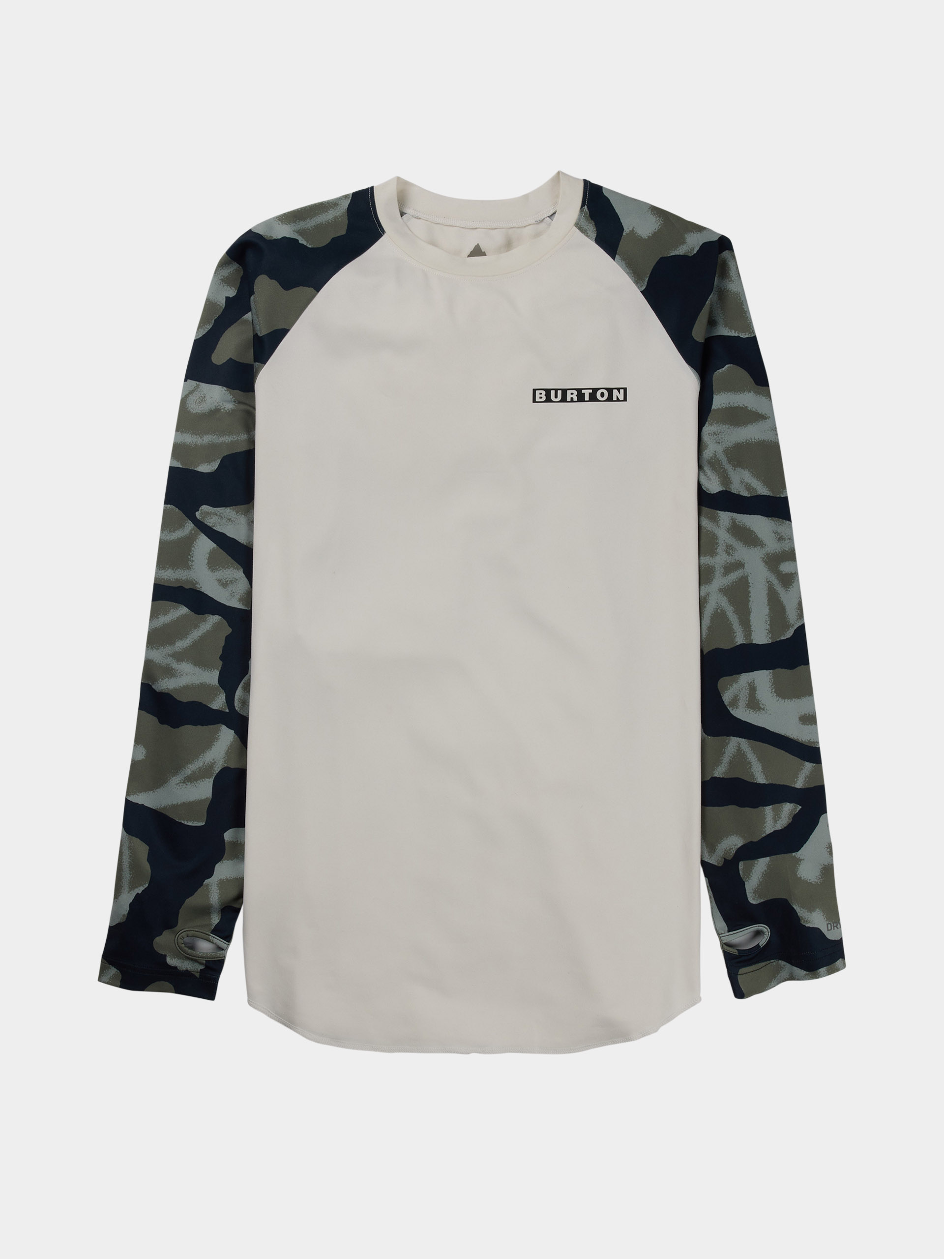 Tricou termic Burton Roadie Base Layer Tech (stout white/graffiti camo)