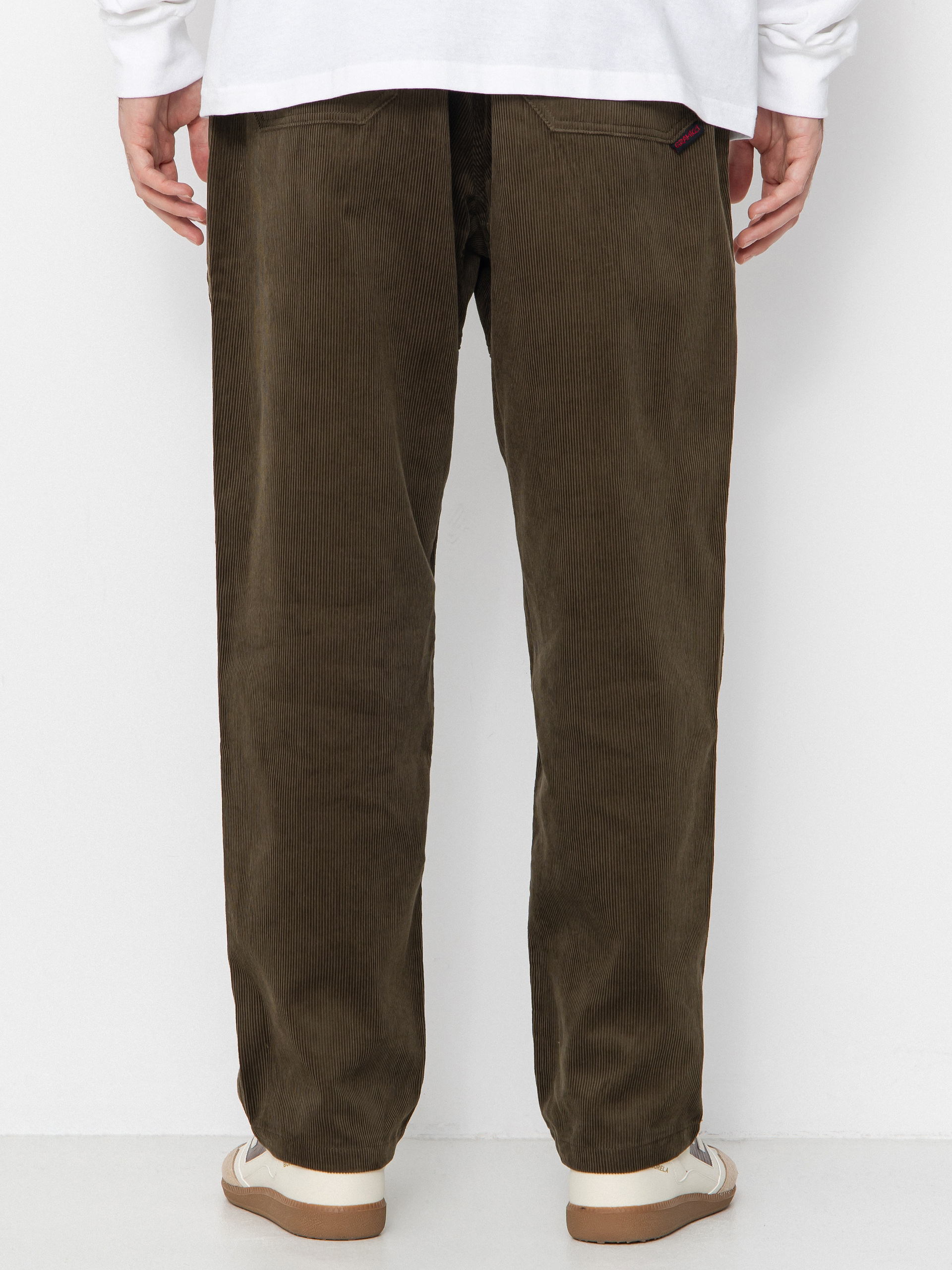 Pantaloni Gramicci Corduroy Loose Tapered Ridge (olive)