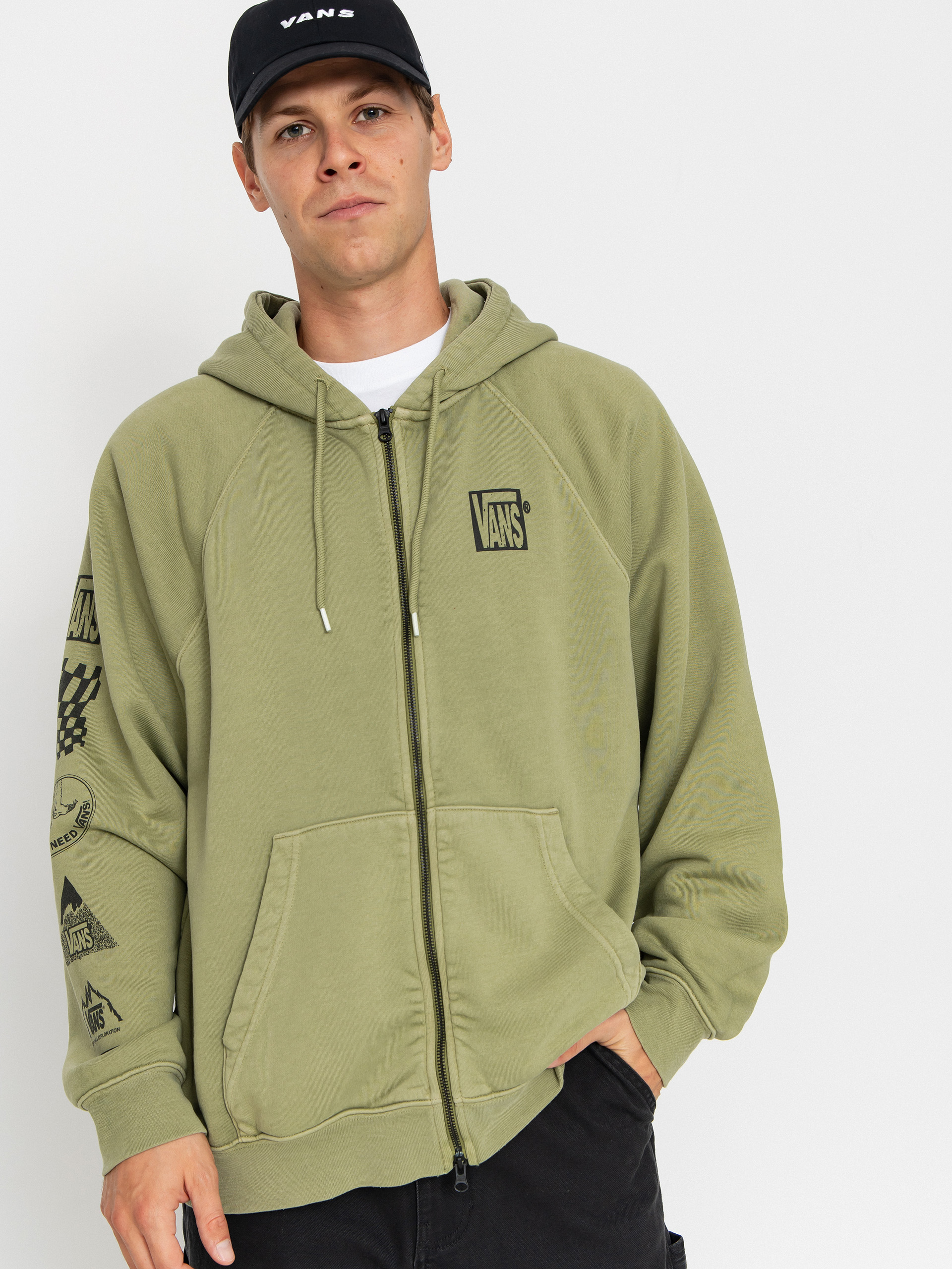 Hanorac Vans Mte Teamteam Full Zip (loden green)