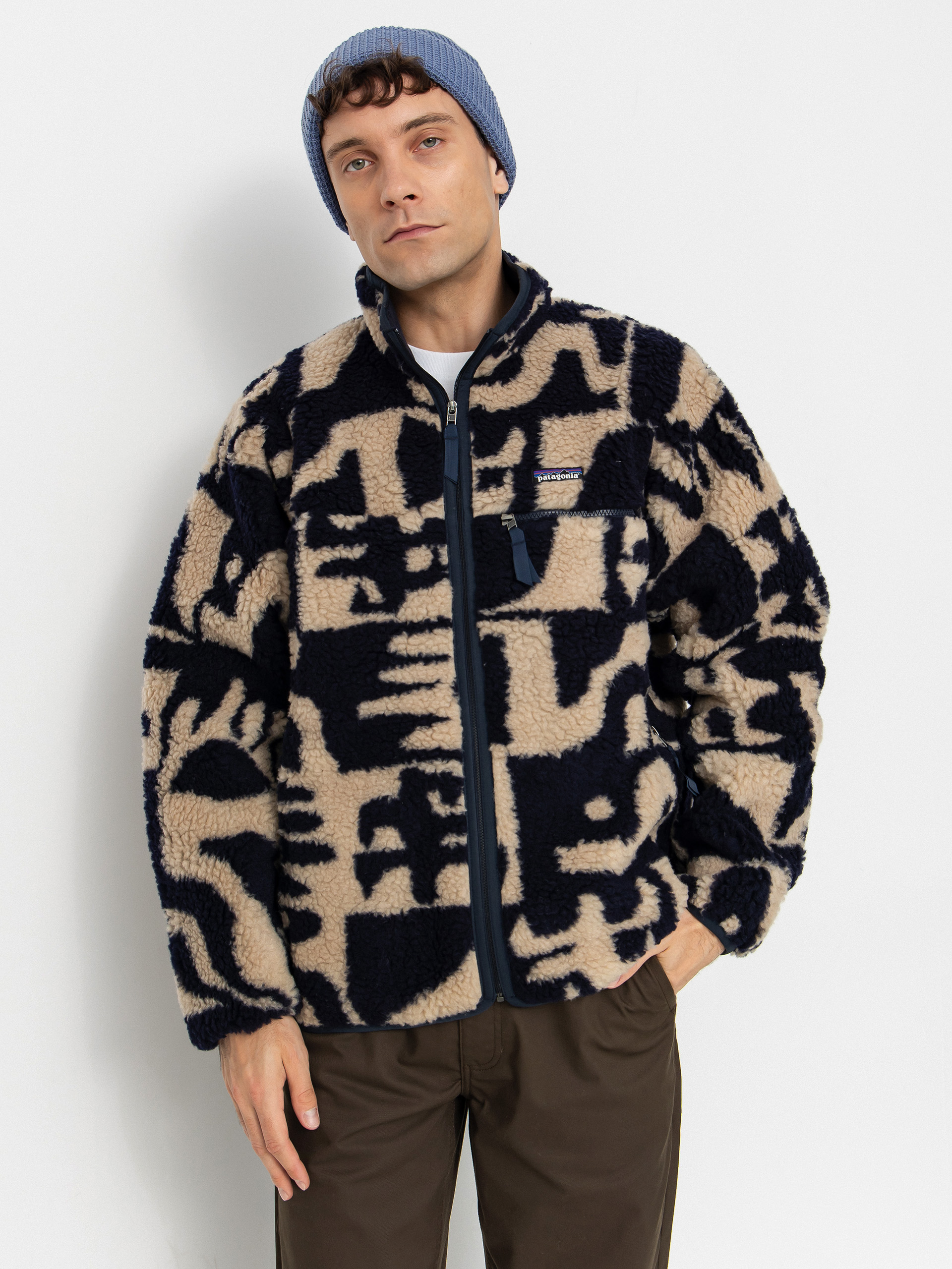 Hanorac Patagonia Natural Blend Retro Cardigan (mother tree oar tan)