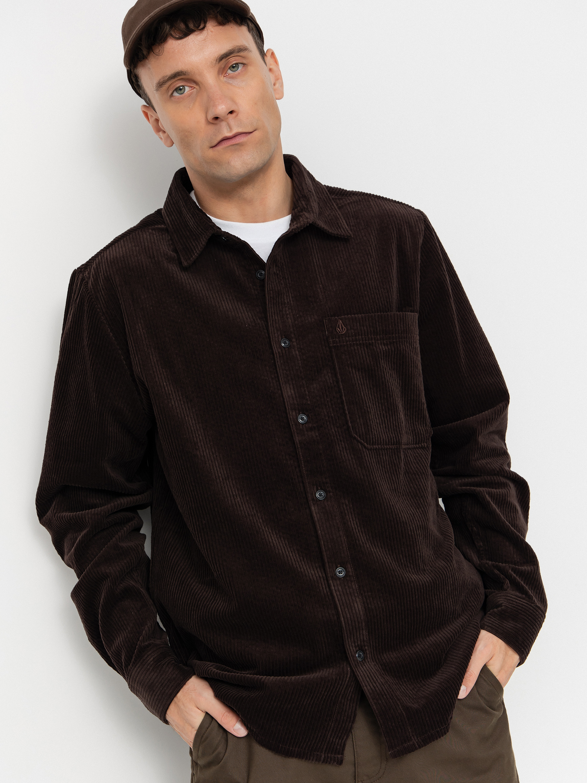 Cămașă Volcom Fostered (cacao)