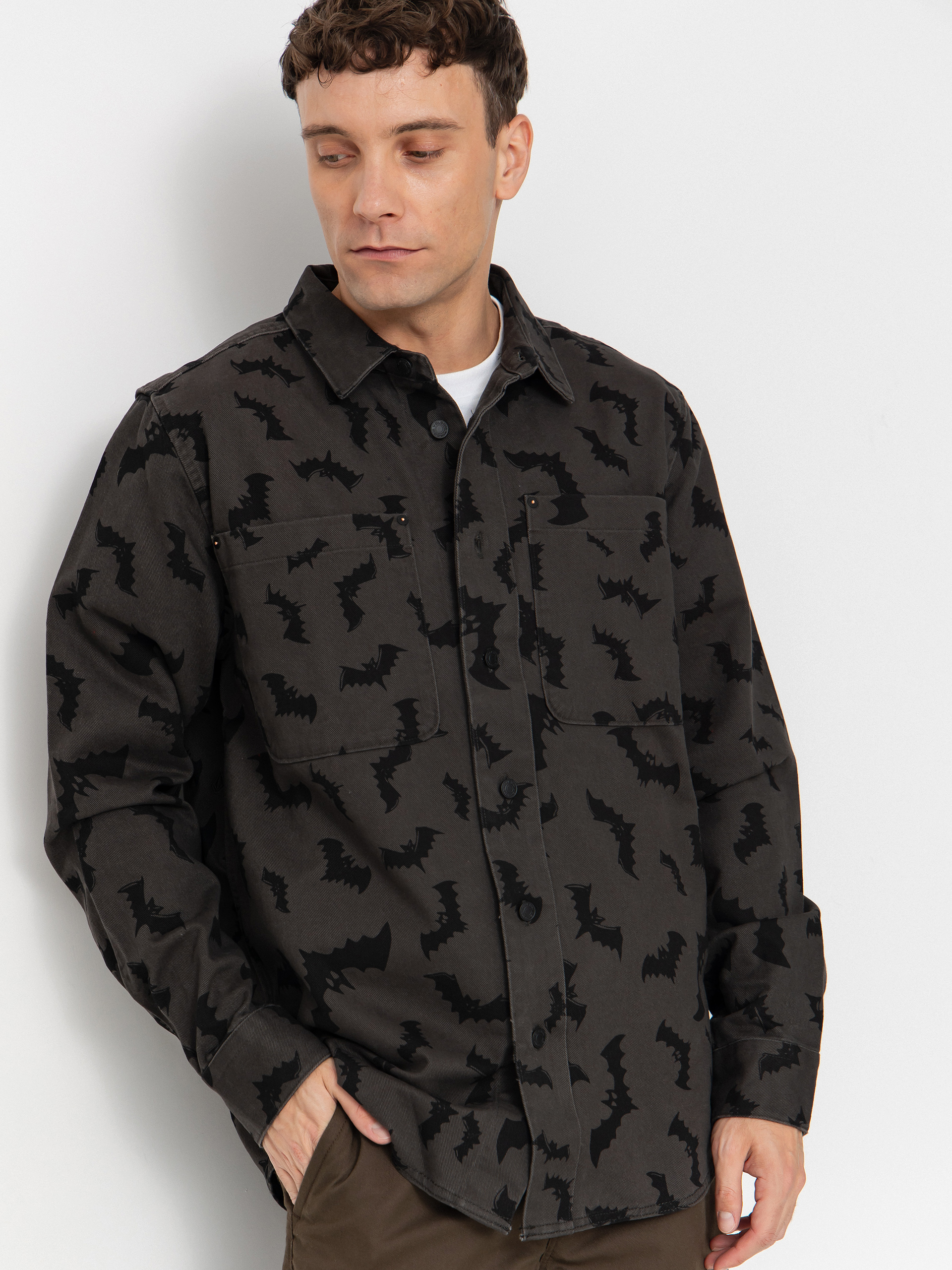 Cămașă Volcom Fa Jj Villard (rinsed black)