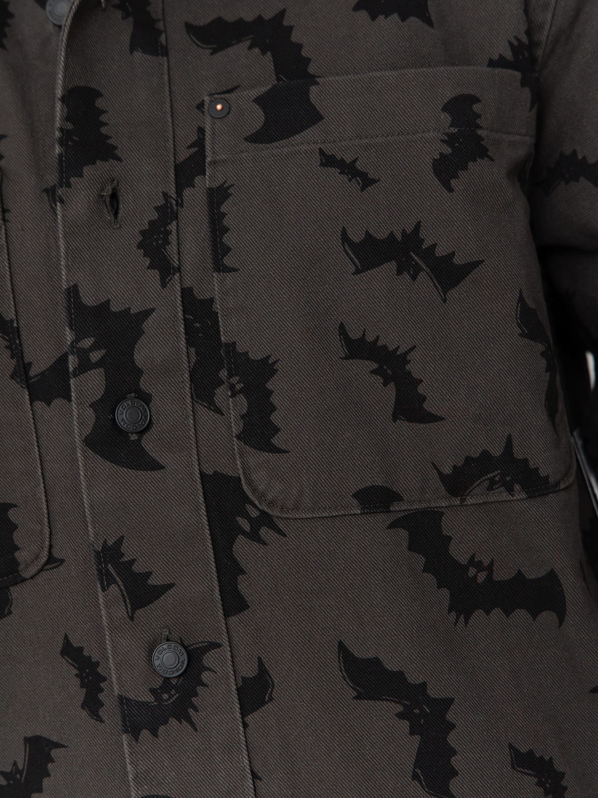 Cămașă Volcom Fa Jj Villard (rinsed black)