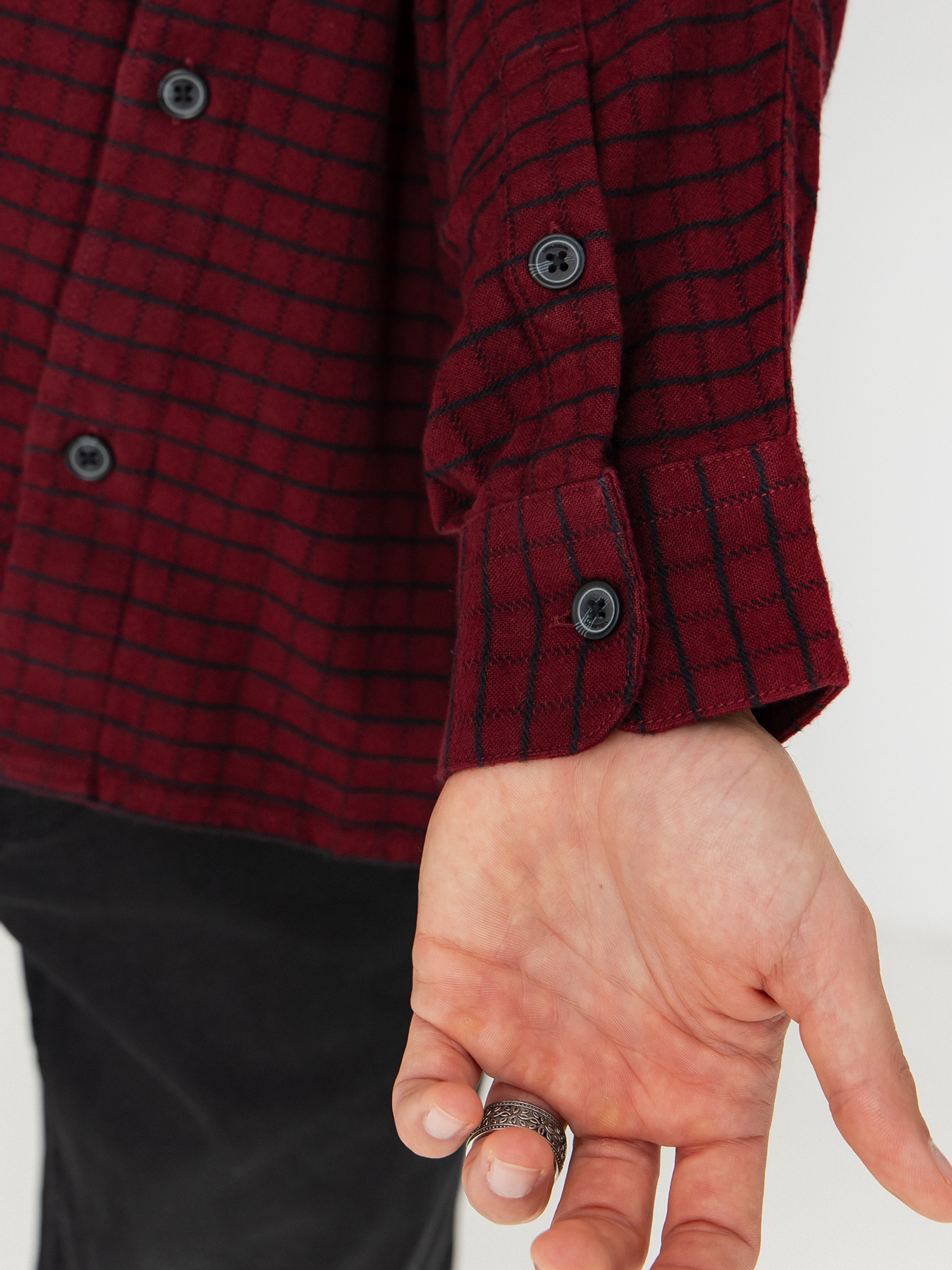 Cămașă Volcom Augustone (merlot)