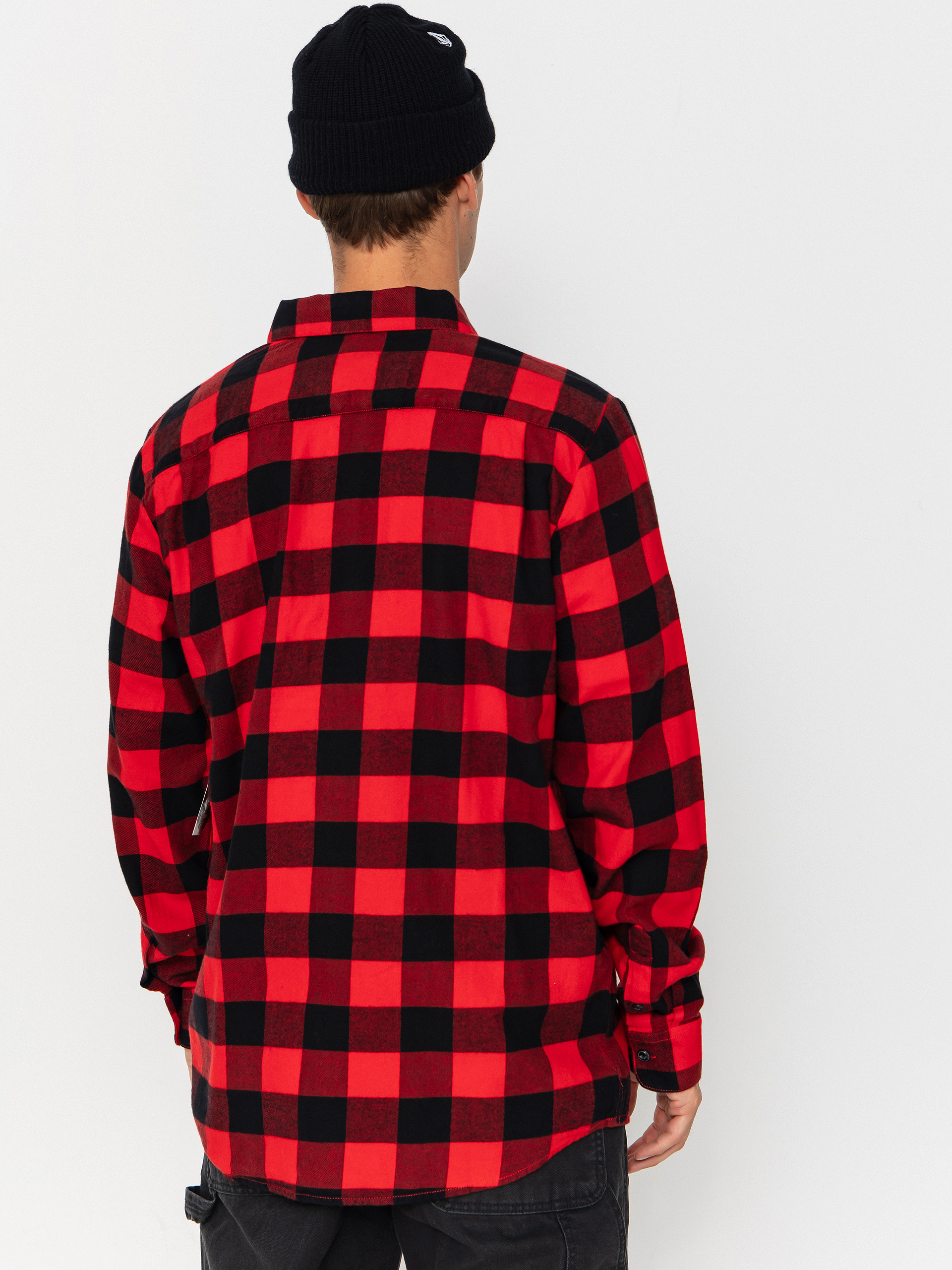 Cămașă Volcom Caden Plaid (lifeguard red)