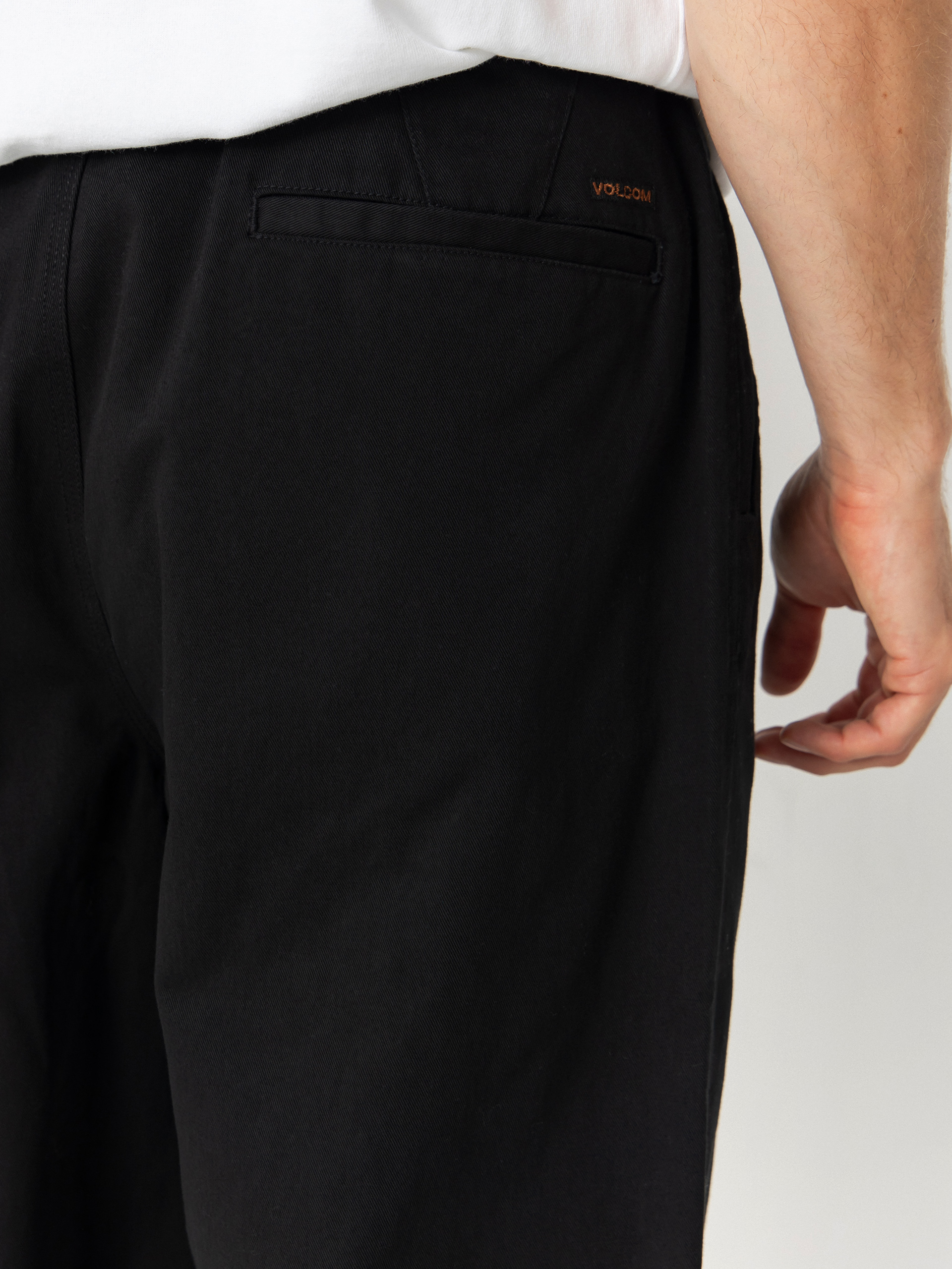 Pantaloni Volcom Baggos Pleat (black)