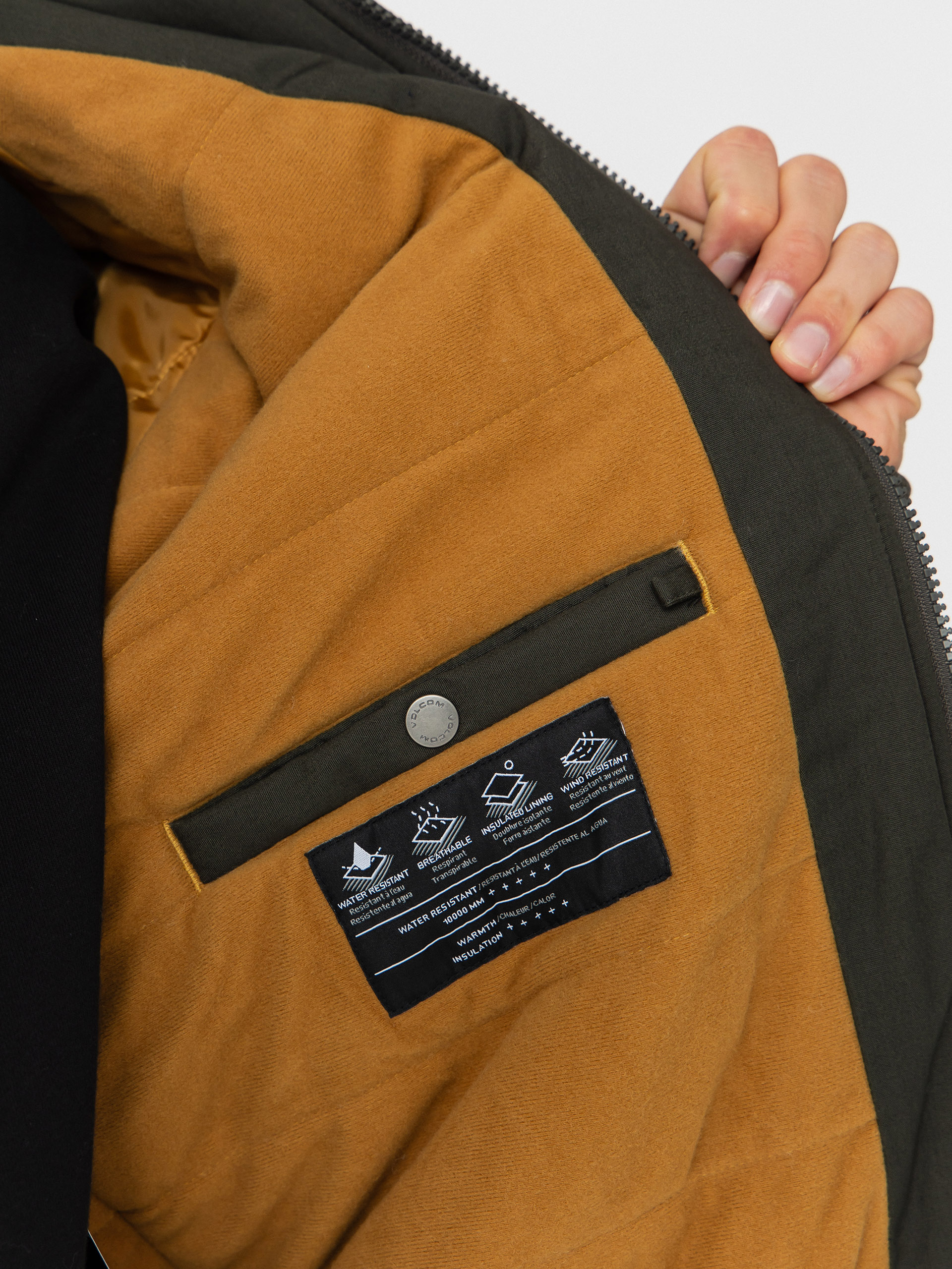 Geacă Volcom Hernan 10K (rinsed black)