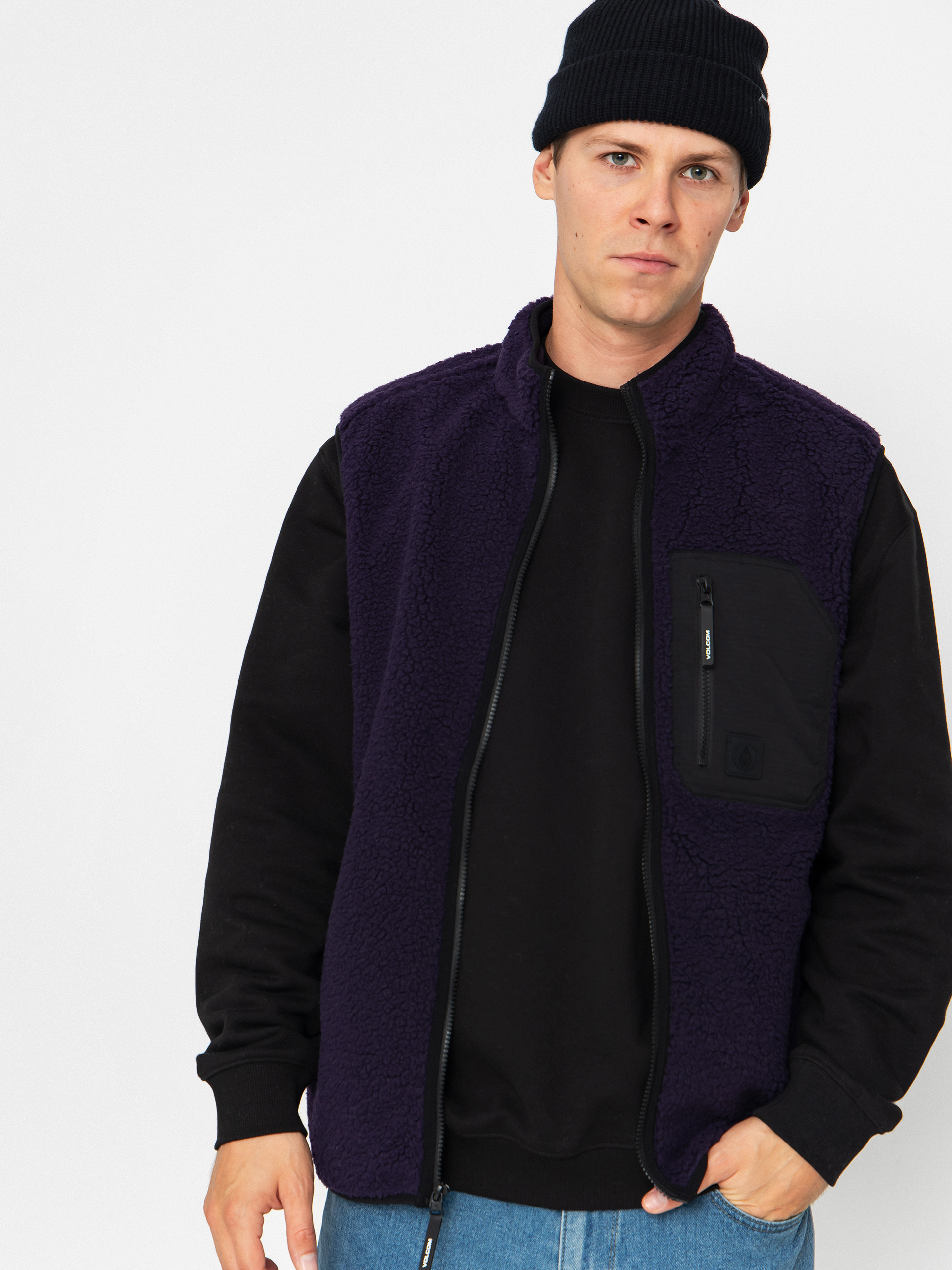 Vestă Volcom Muzzer Fuzzar (dark purple)