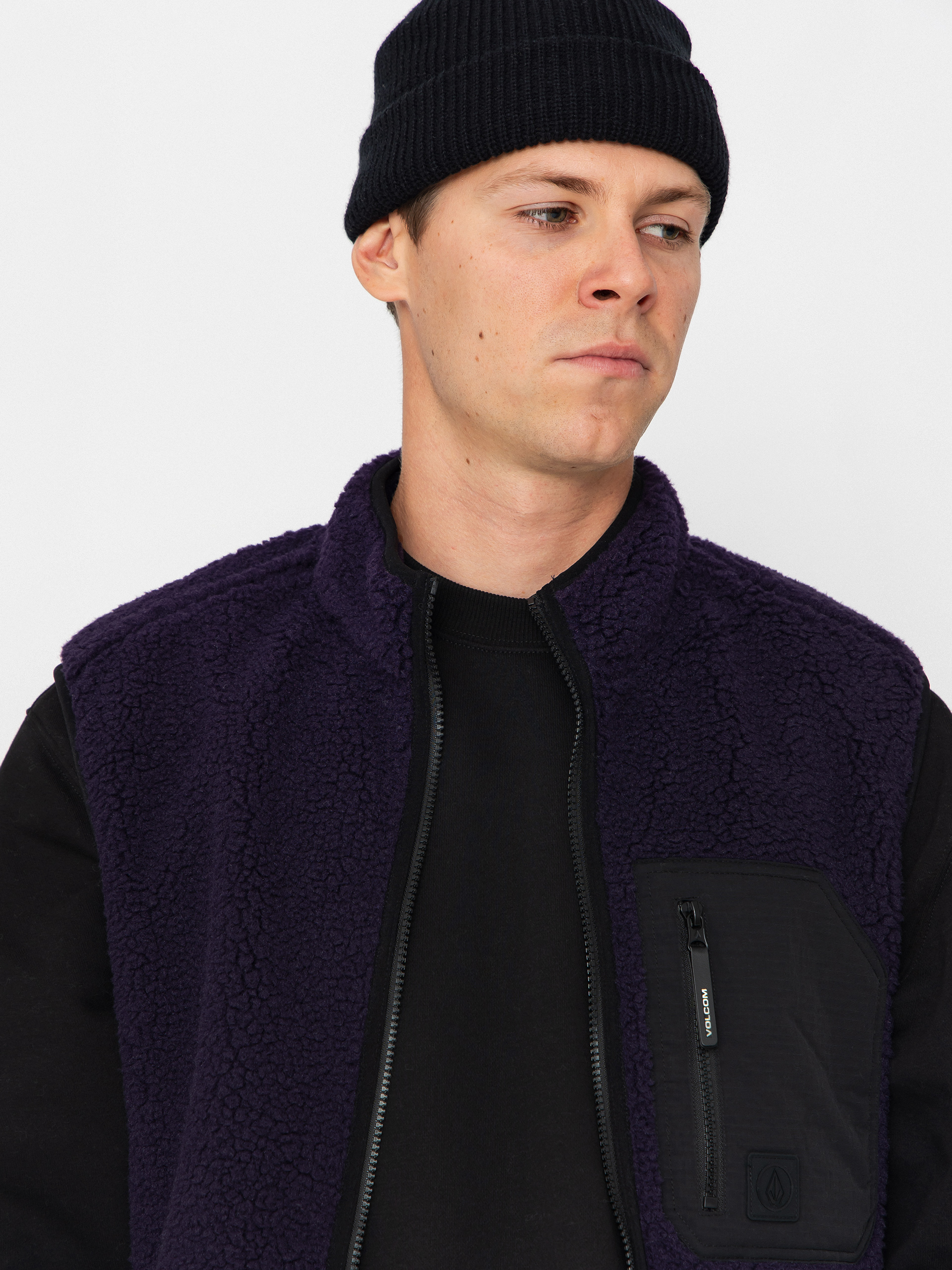 Vestă Volcom Muzzer Fuzzar (dark purple)