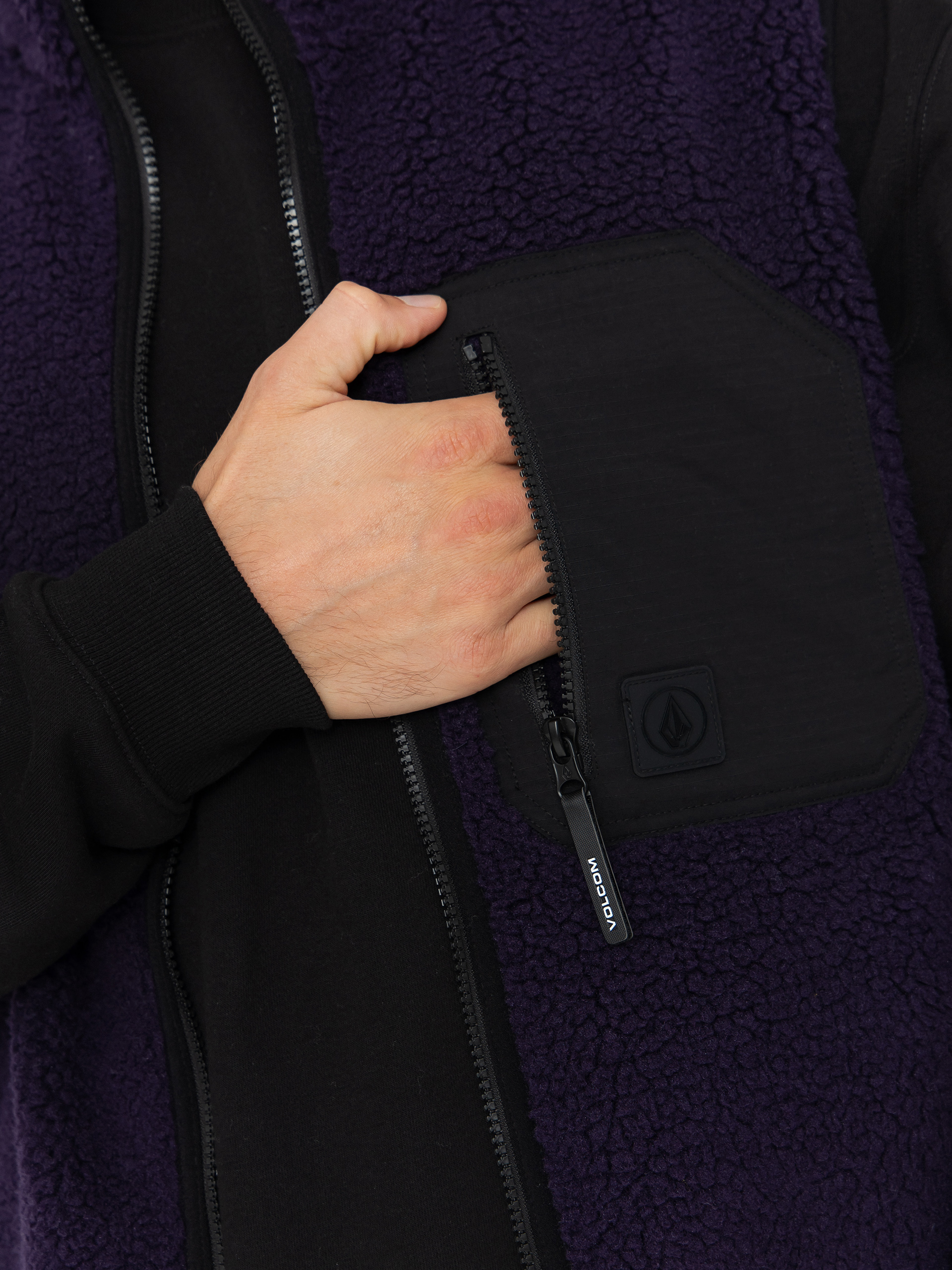 Vestă Volcom Muzzer Fuzzar (dark purple)