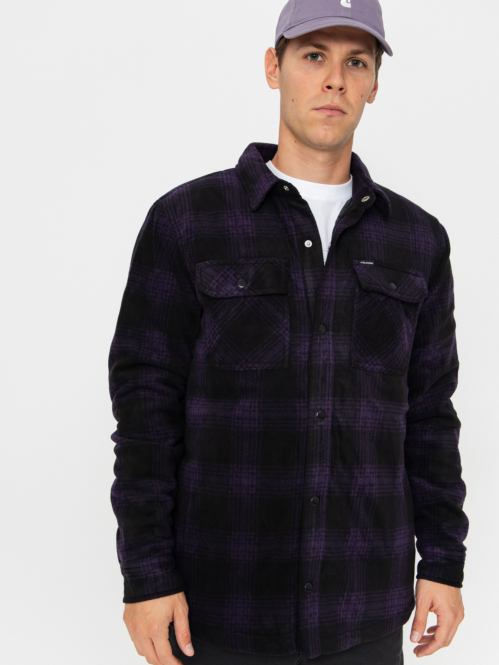 Cămașă Volcom Bowered Fleece (dark purple)
