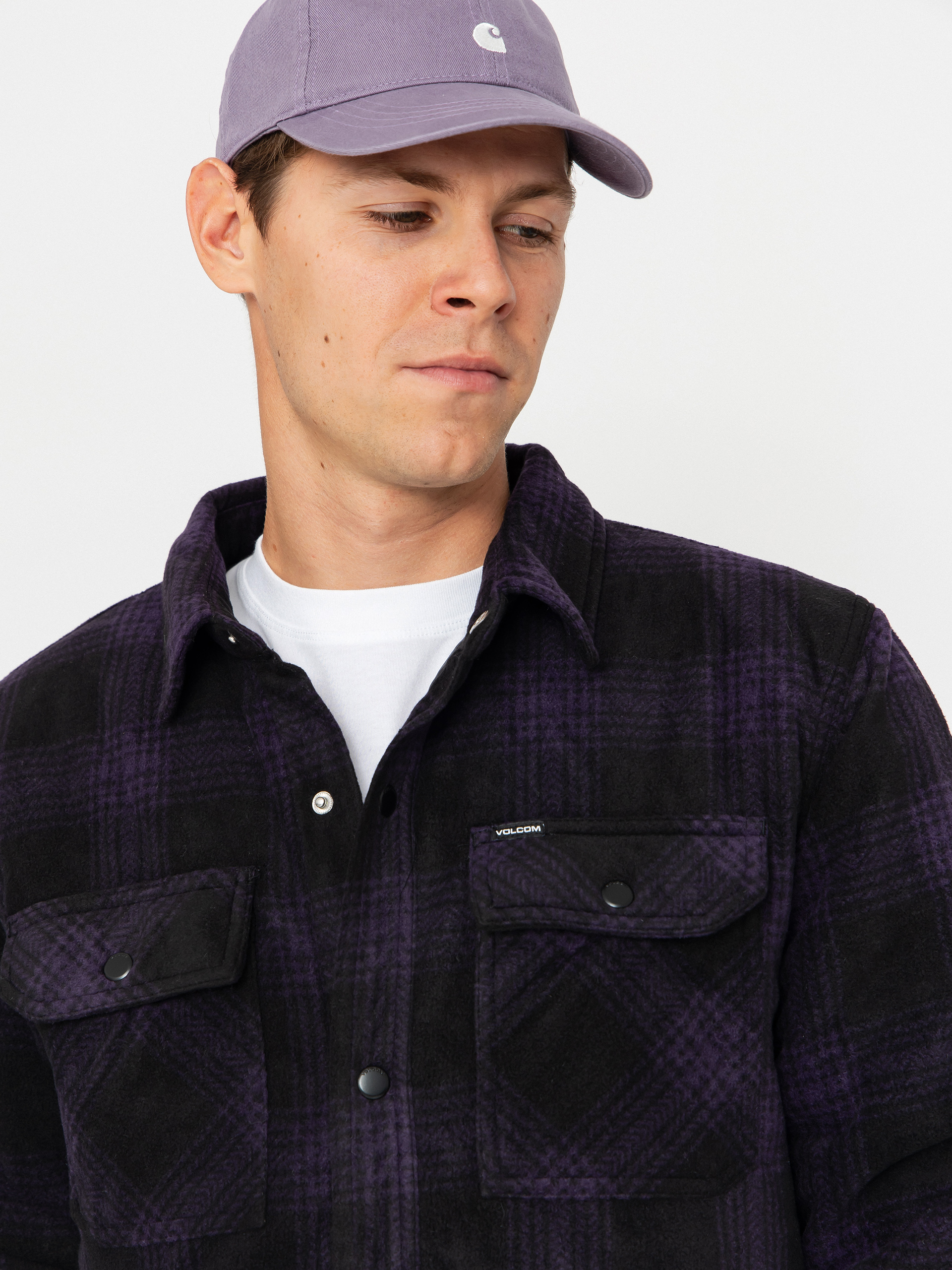 Cămașă Volcom Bowered Fleece (dark purple)