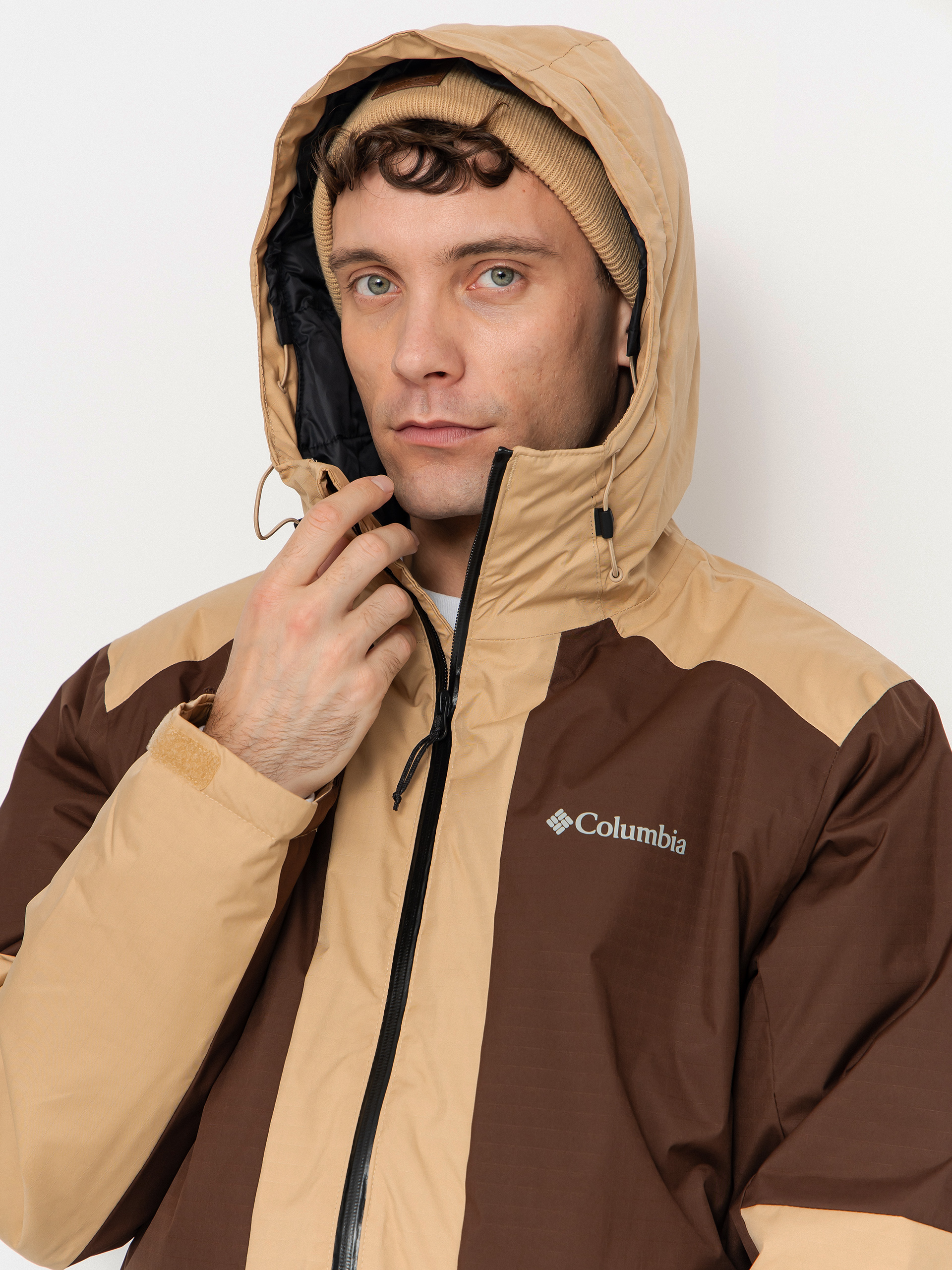Geacă Columbia Point Park II Insulated (black/tobacco)