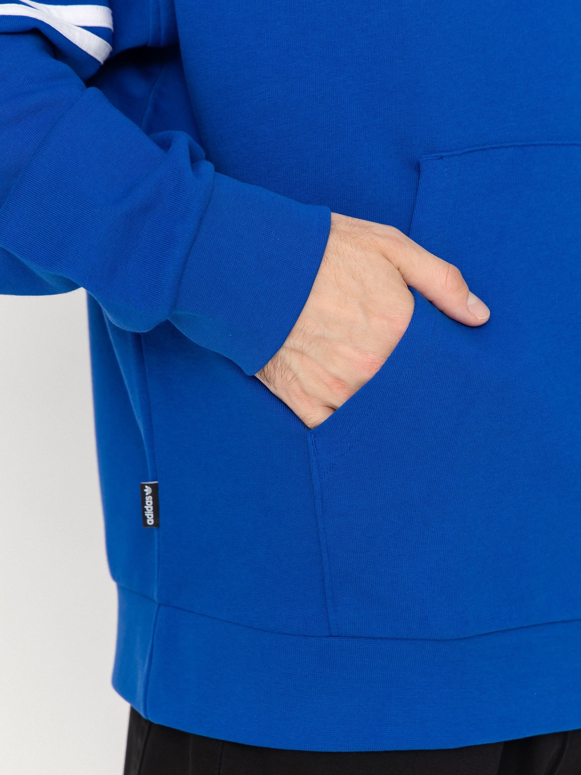 Hanorac cu glugă adidas Classic HD (royblu/white)