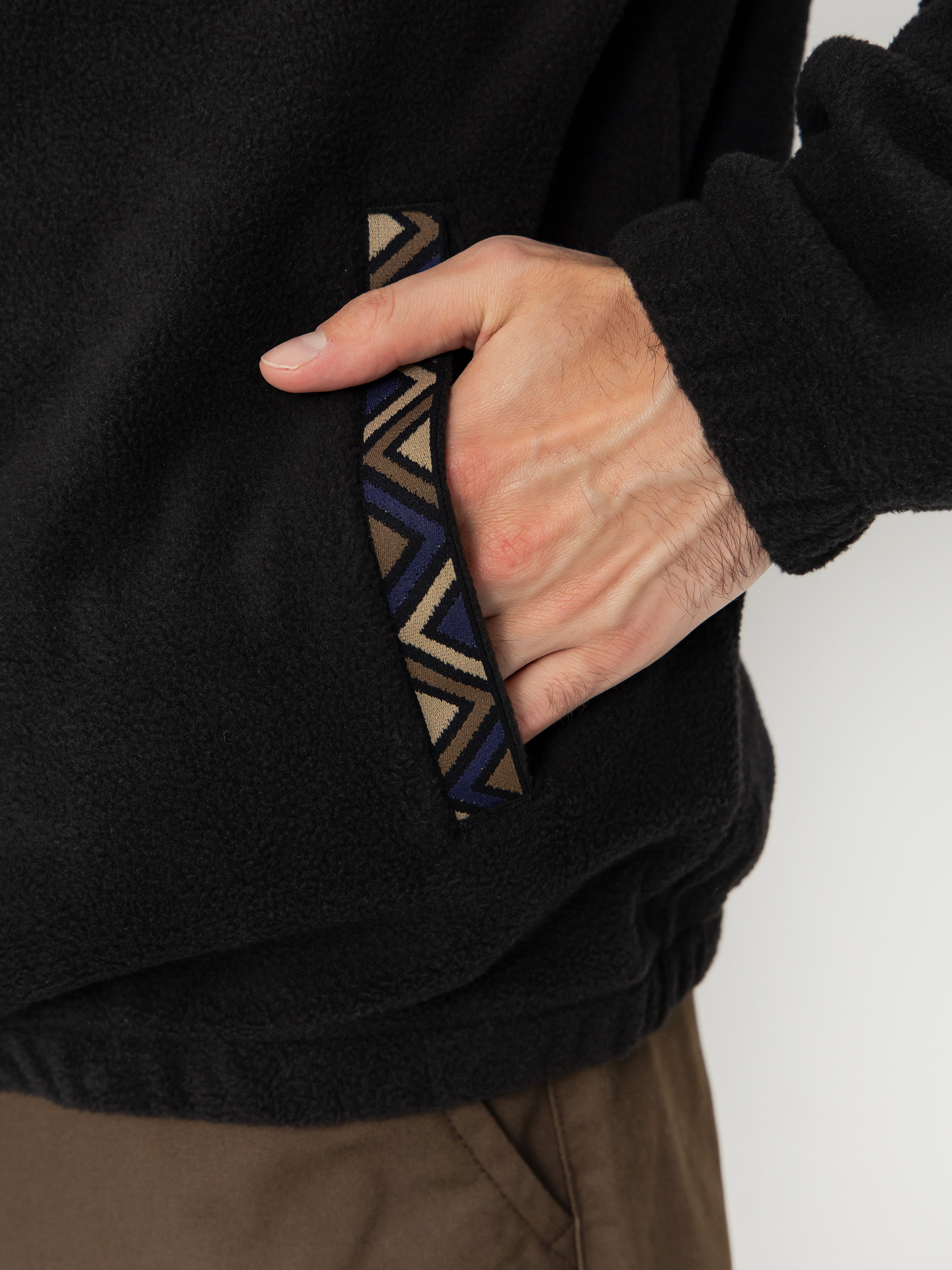 Pentru bărbați Hanorac din fleece Iriedaily Monte Noe (dark coffee)