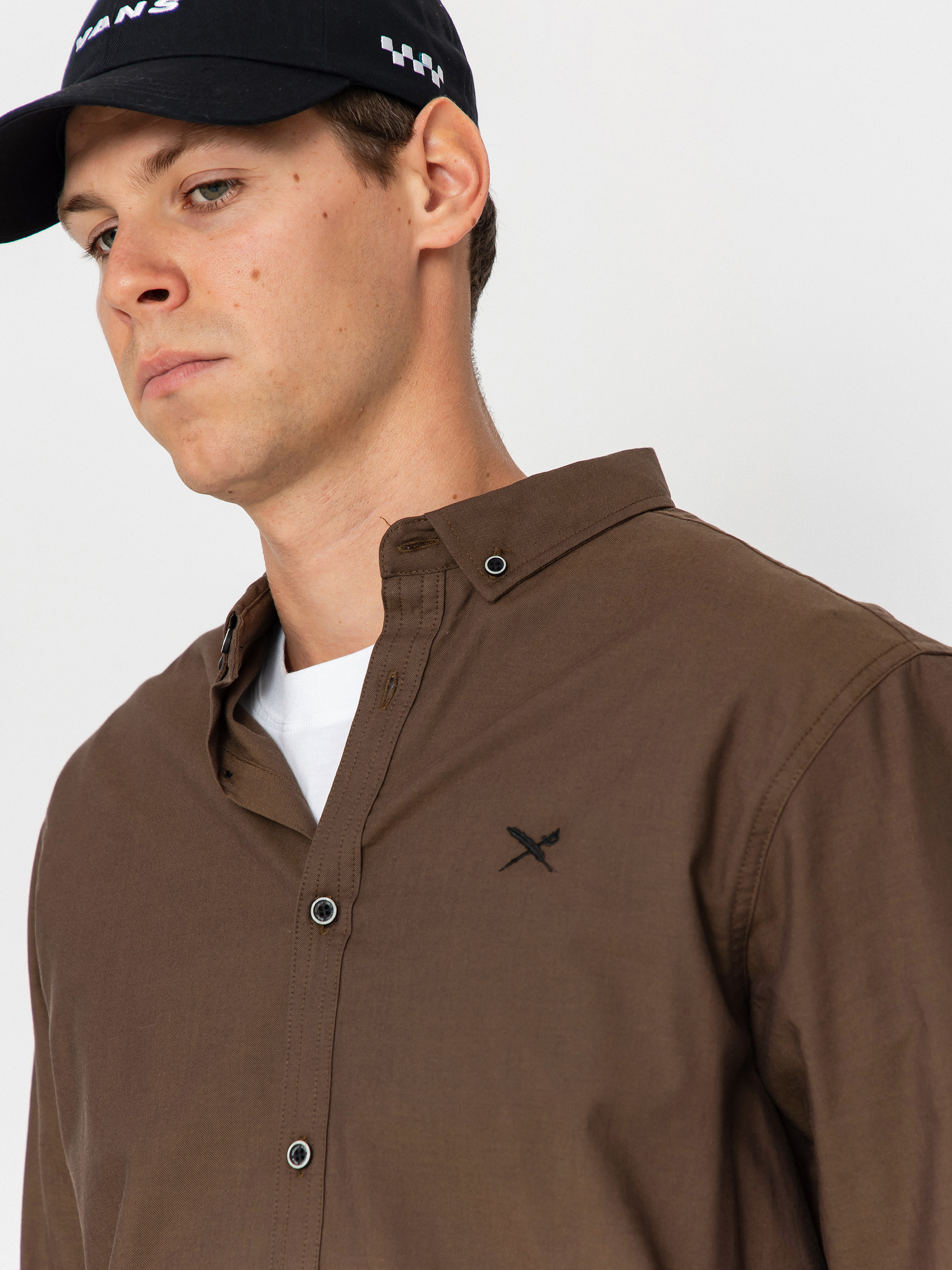 Cămașă Iriedaily Samuel (dark coffee)