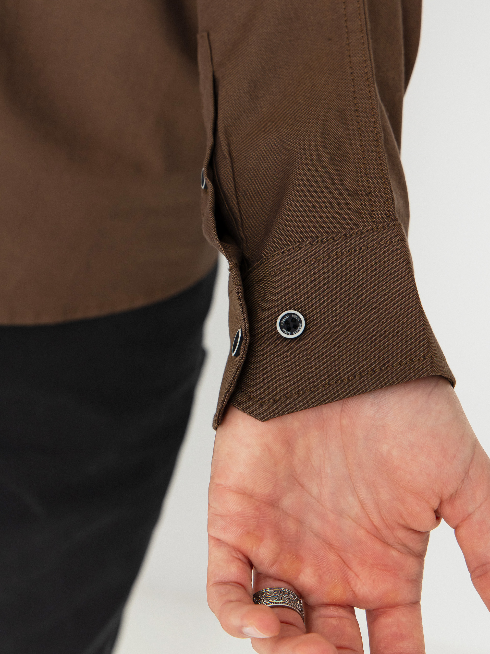 Cămașă Iriedaily Samuel (dark coffee)