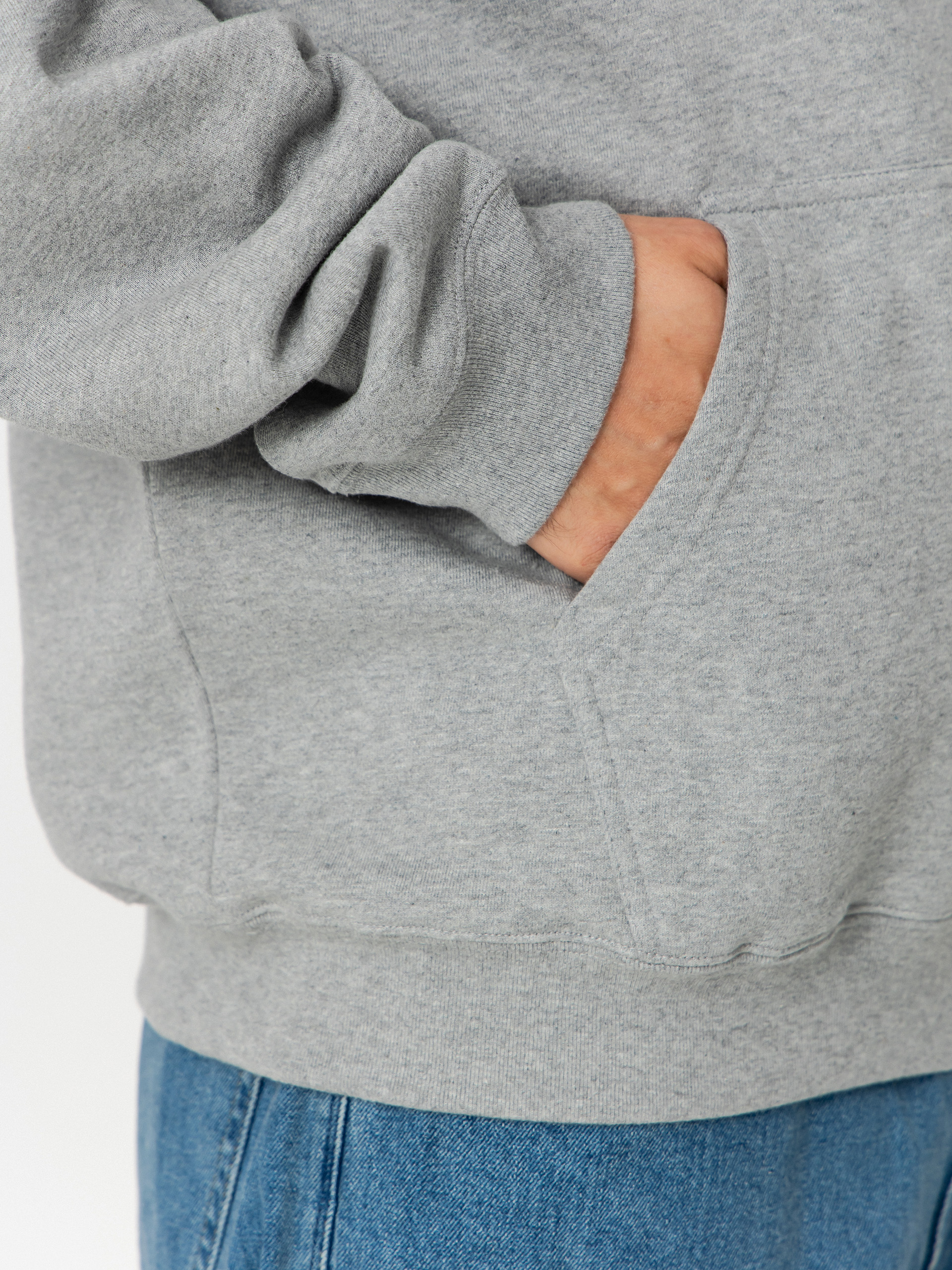 Hanorac cu glugă Polar Skate Dave Third Eye HD (heather grey)