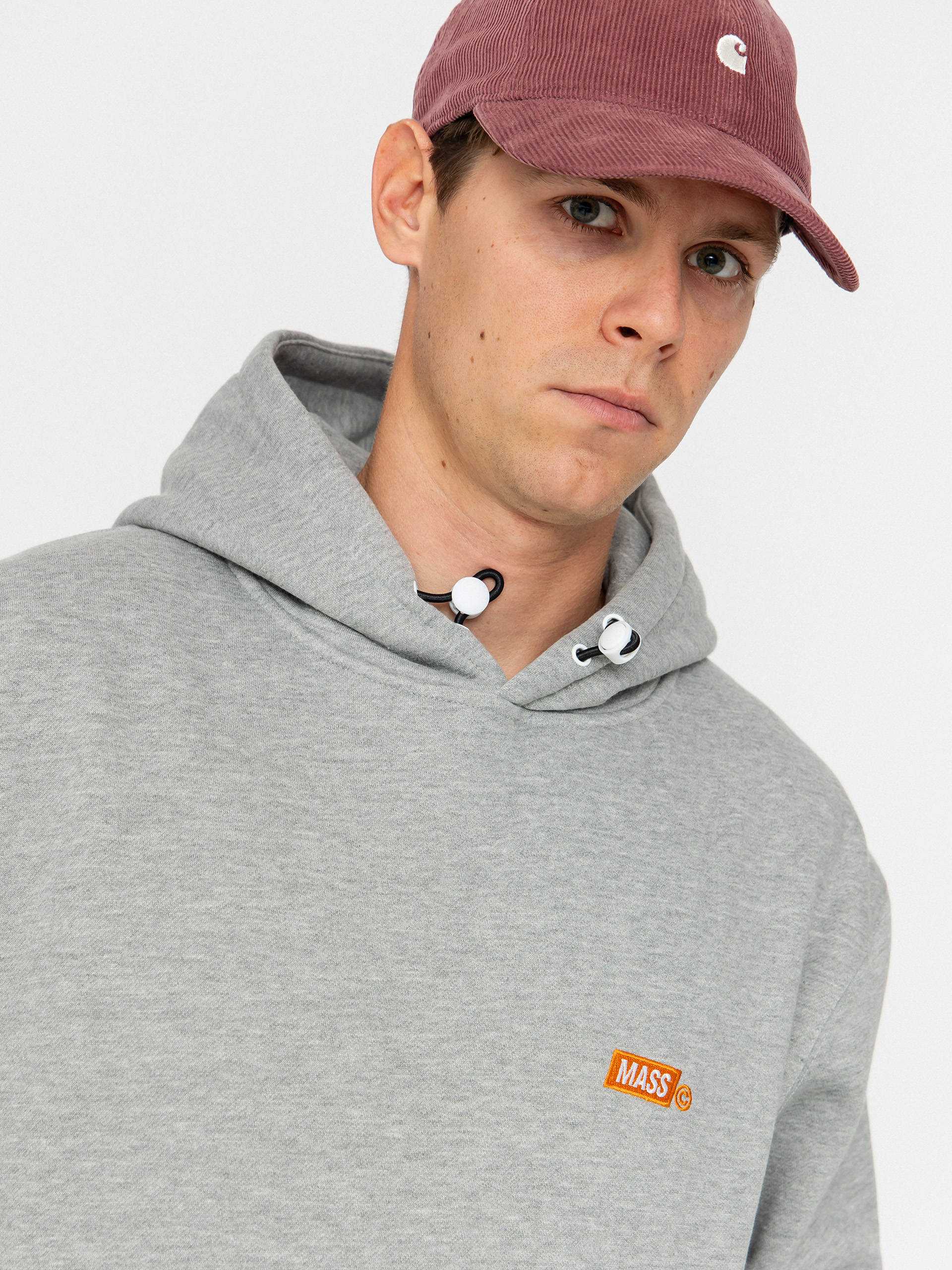 MassDnm Hanorac cu glugă Mini Box HD (light heather grey)