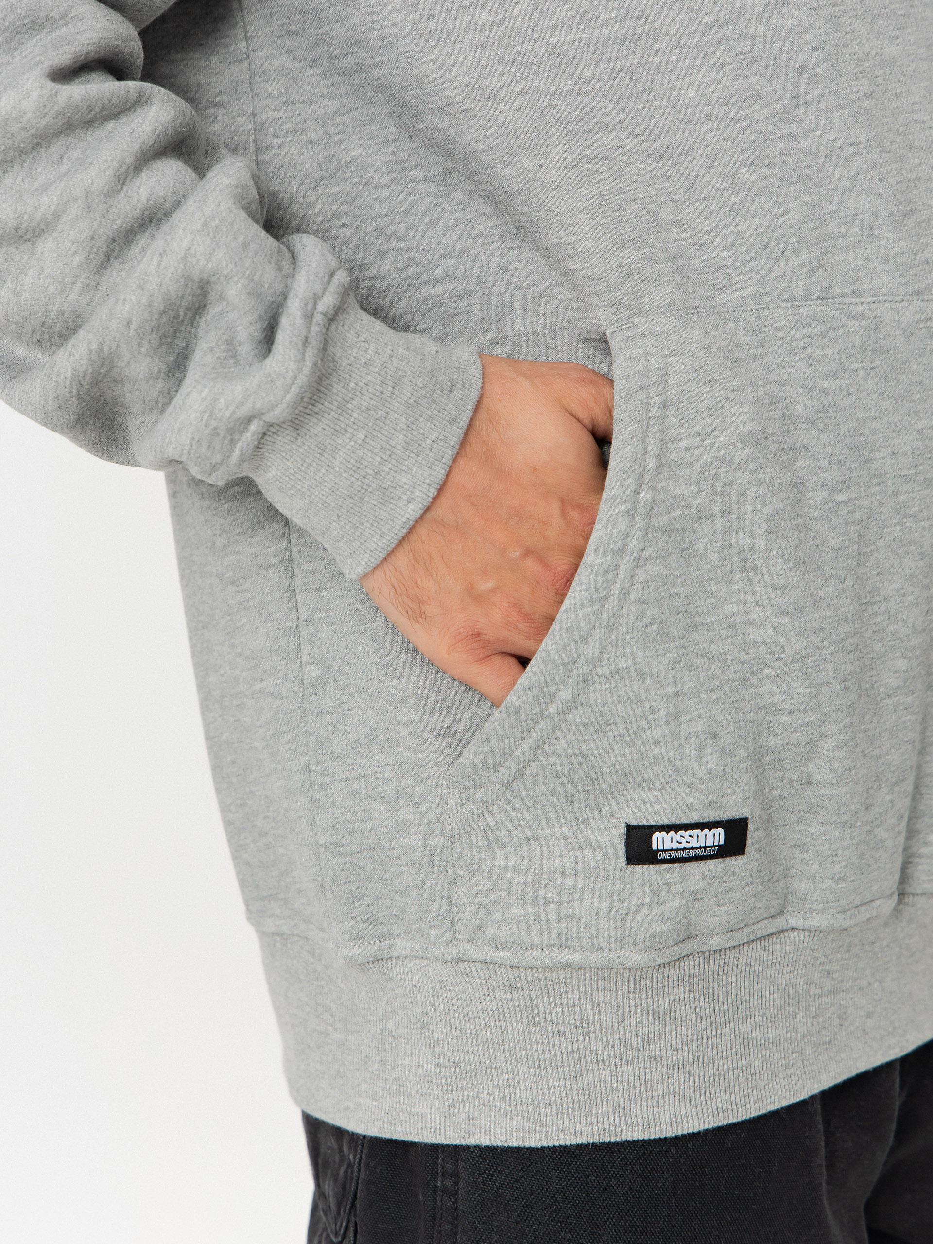 MassDnm Hanorac cu glugă Mini Box HD (light heather grey)