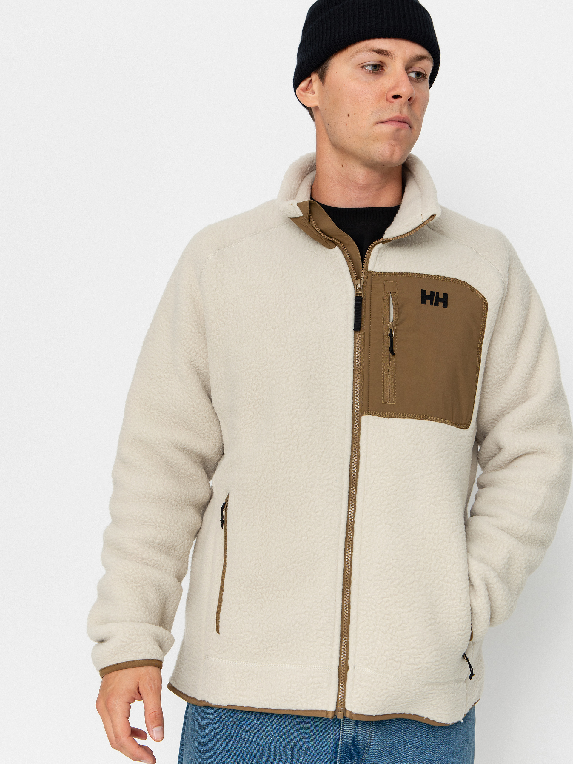 Hanorac din fleece Helly Hansen Panorama Pile Block (pelican)